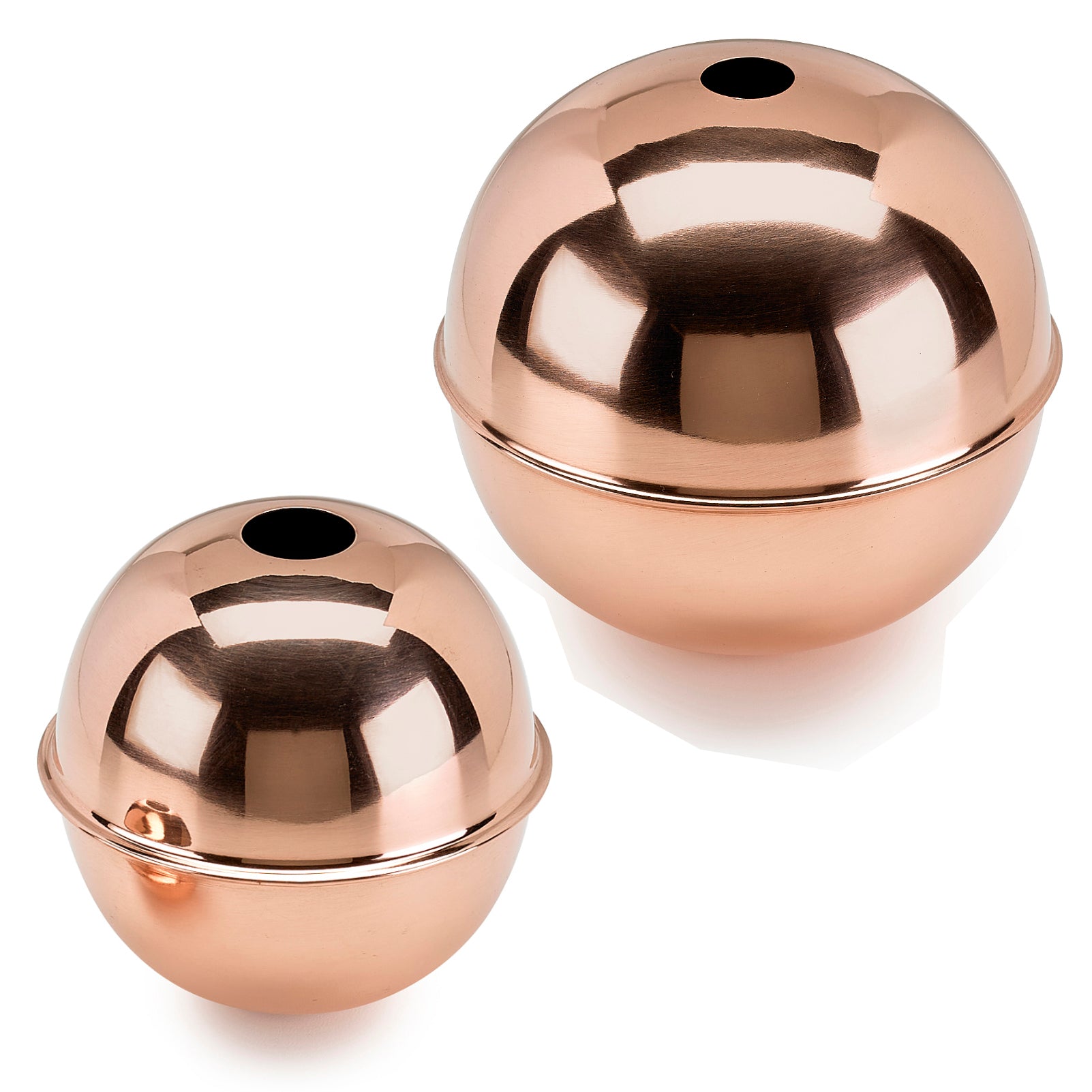 Copper Extra-Large Weathervane 4" & 6" Spacer Ball Set - Evira