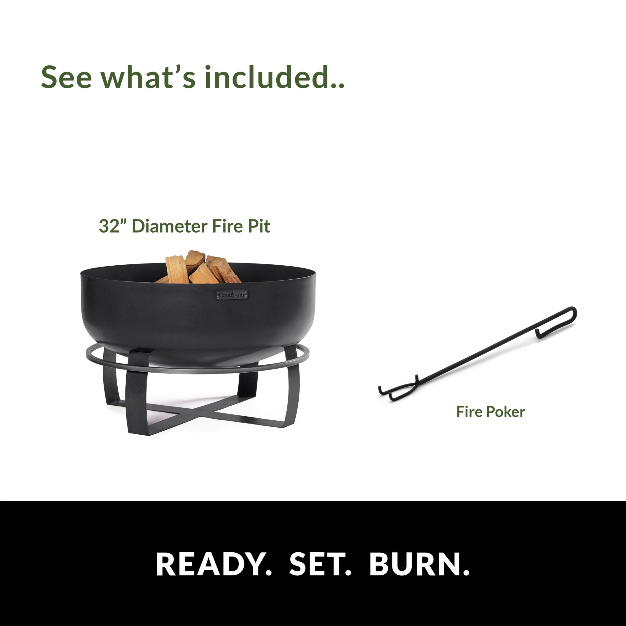Ignition 32" XXL Fire Pit - Evira
