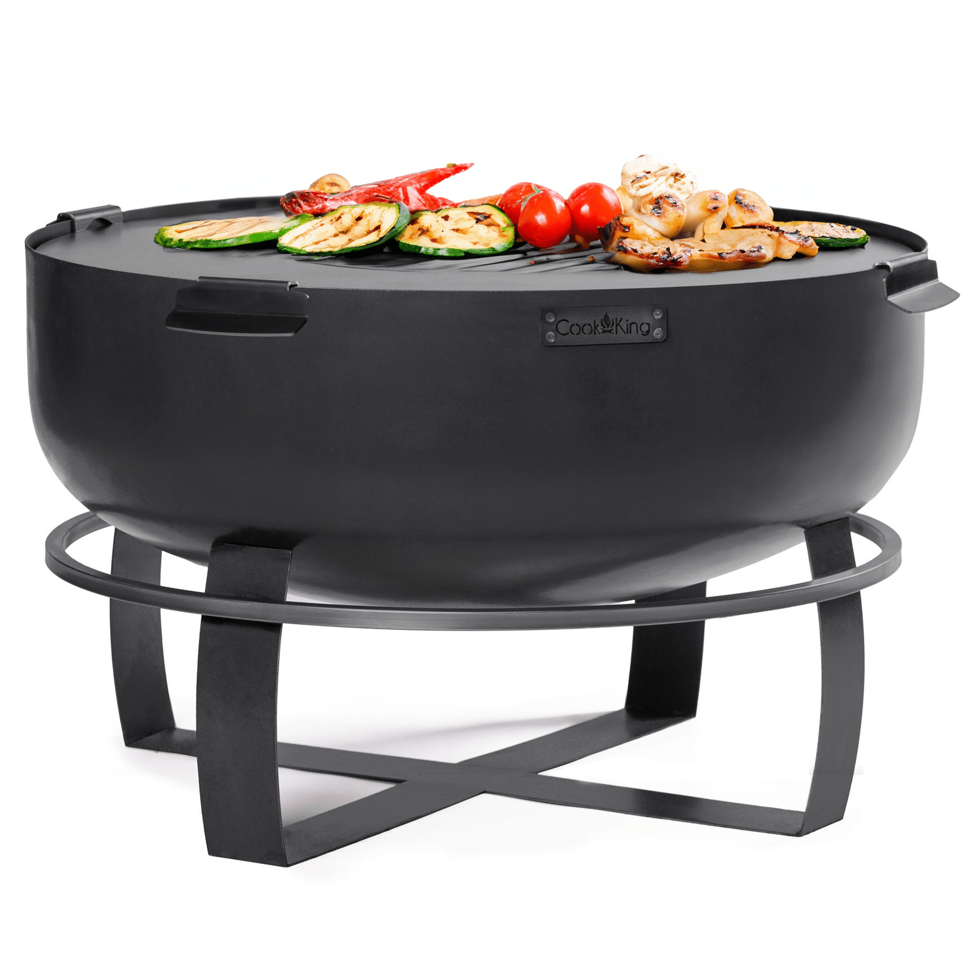 Ignition 32" XXL Fire Pit with Grill Plate - Evira