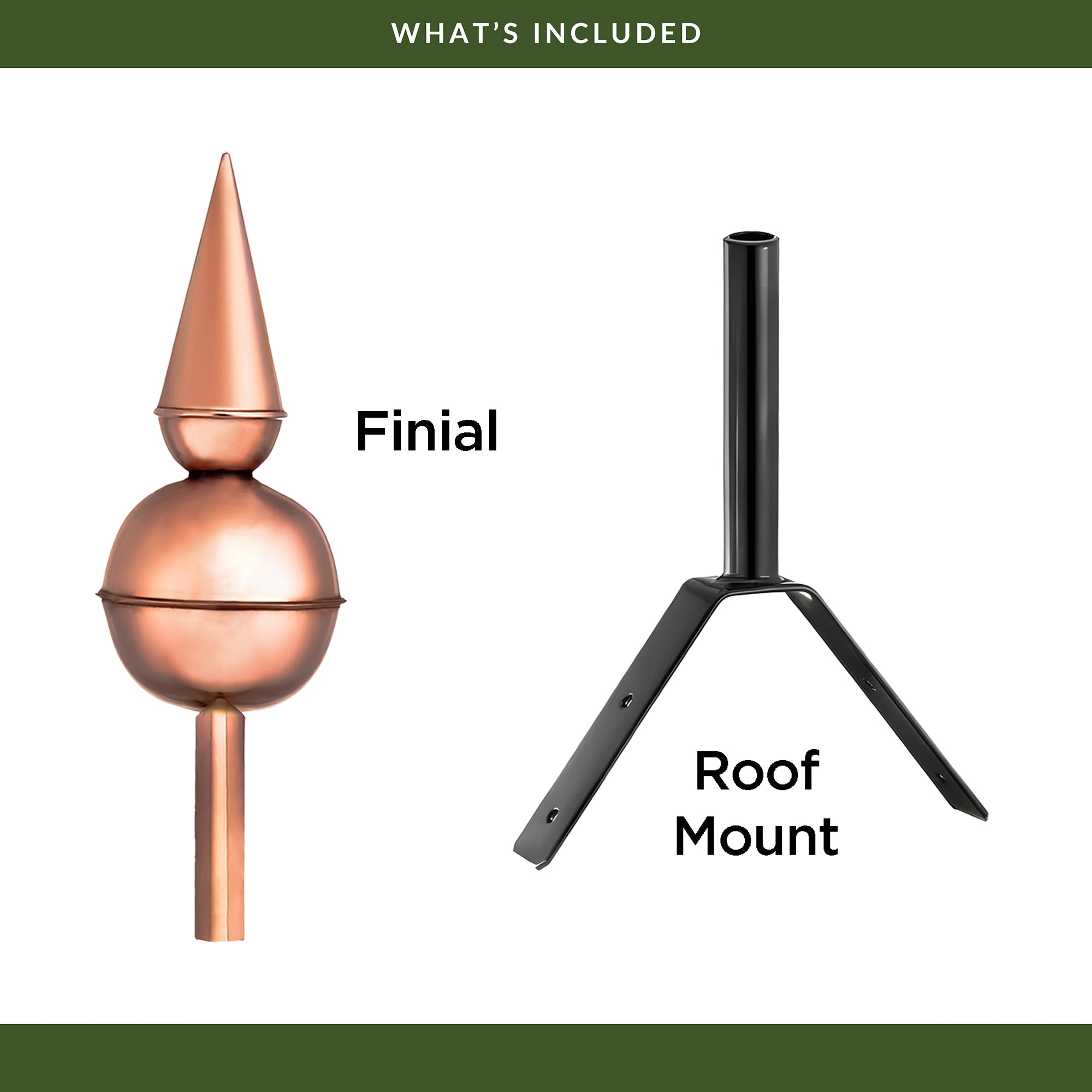 13" Avalon Rooftop Finial - Evira