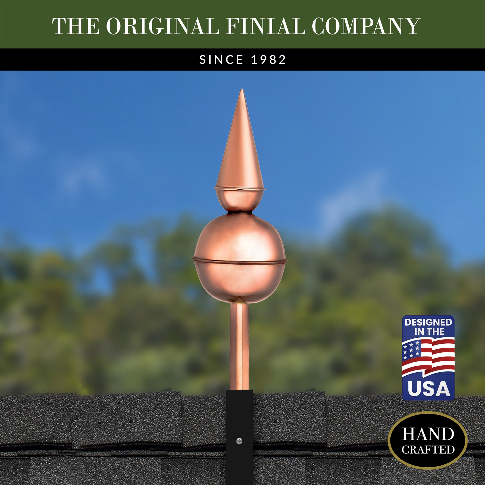 13" Avalon Rooftop Finial - Evira