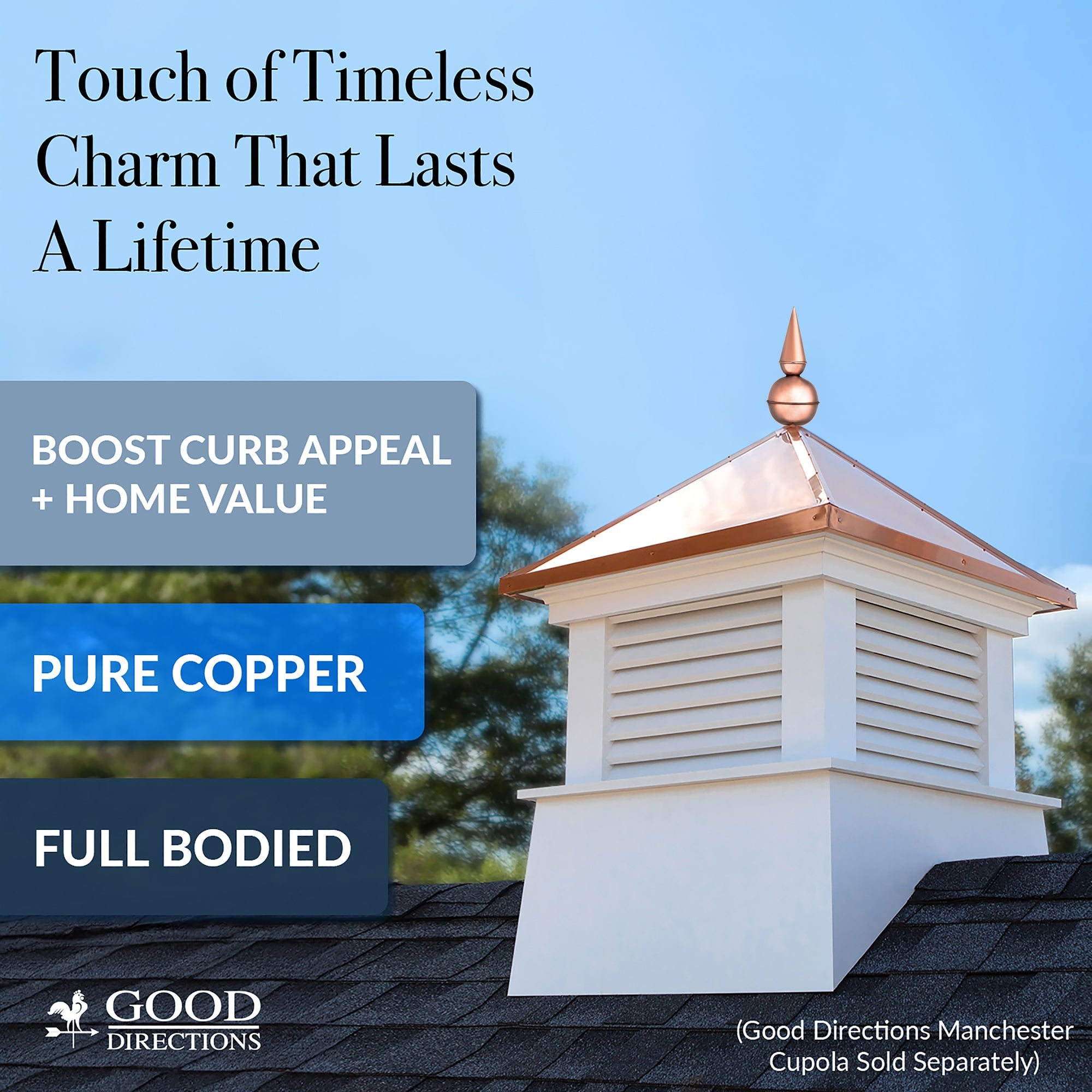 13" Avalon Rooftop Finial - Evira