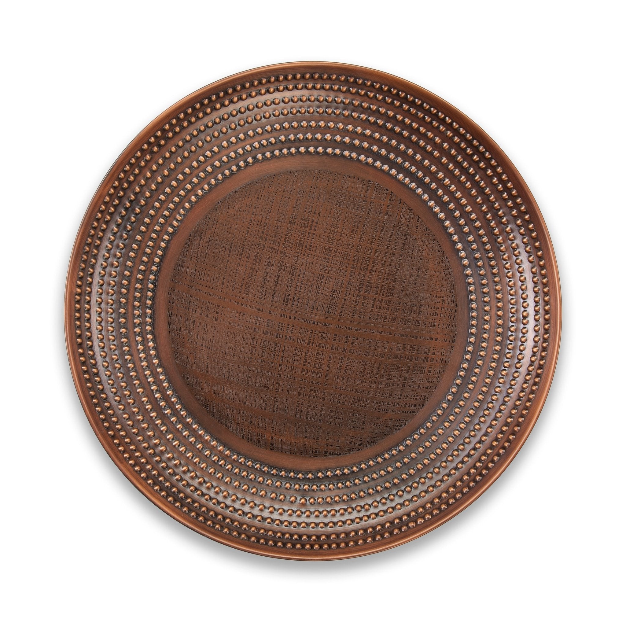 20“� Copper Birdbath Basin with Meditating Buddha - Evira