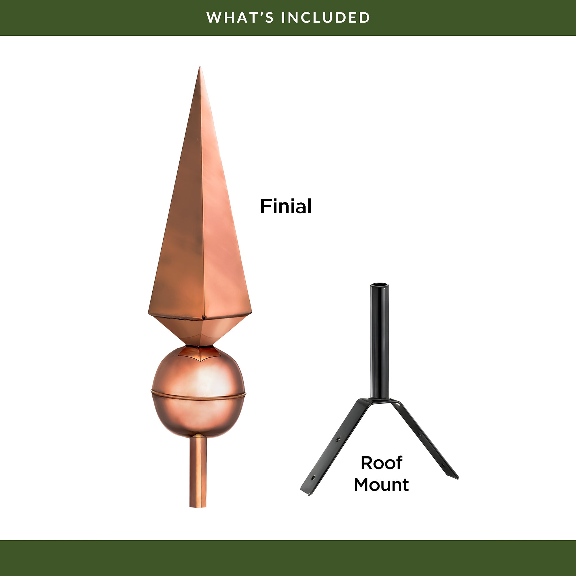 24" Lancelot Rooftop Finial - Evira