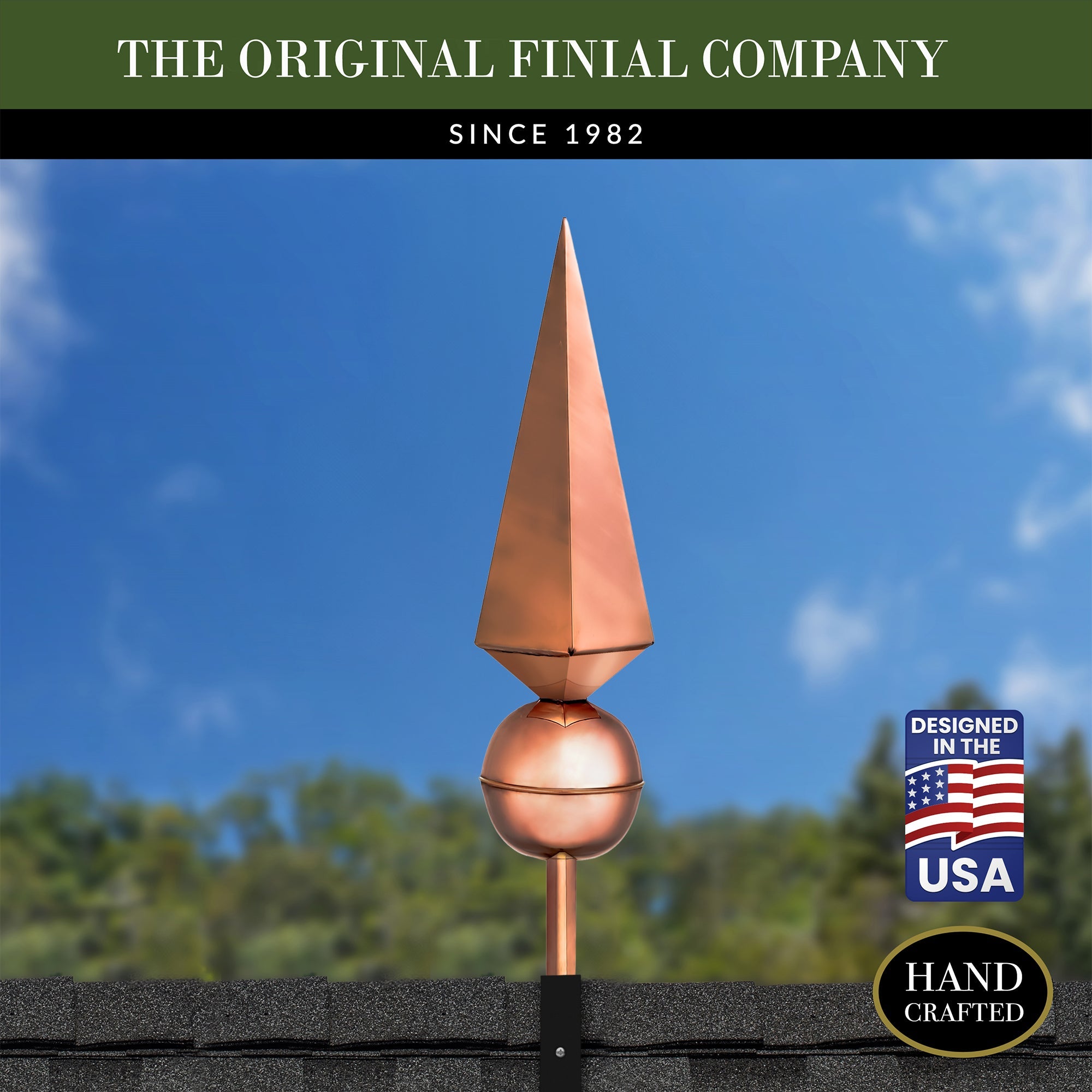 24" Lancelot Rooftop Finial - Evira