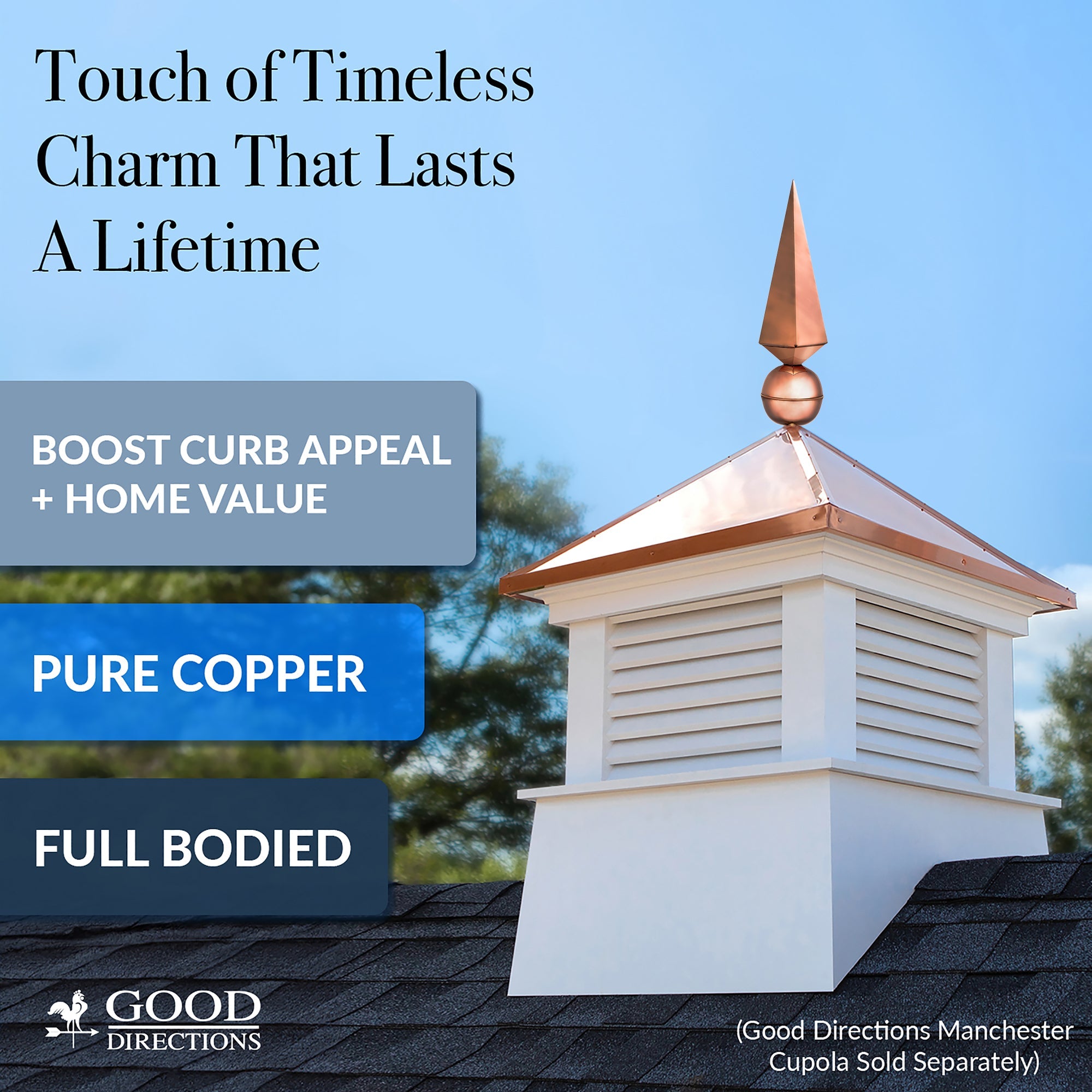 24" Lancelot Rooftop Finial - Evira