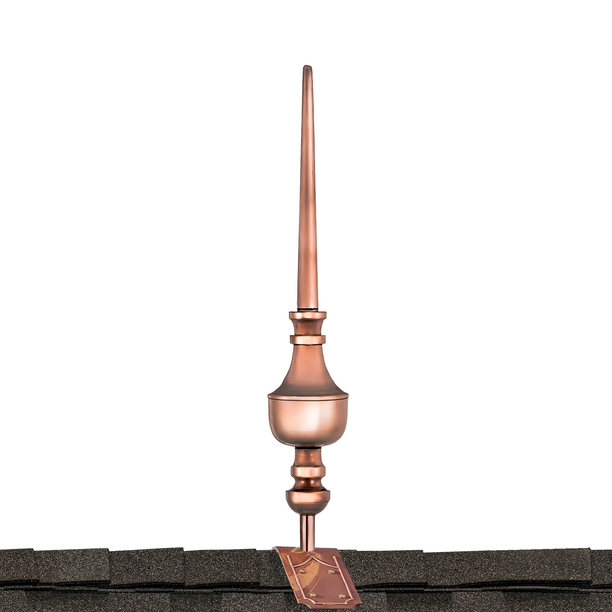 27" Victoria Finial with Decorative Roof Mount   - Evira