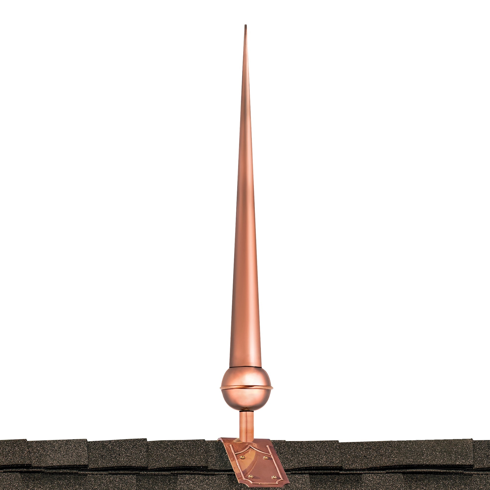 28" Gawain Finial with Decorative Roof Mount   - Evira
