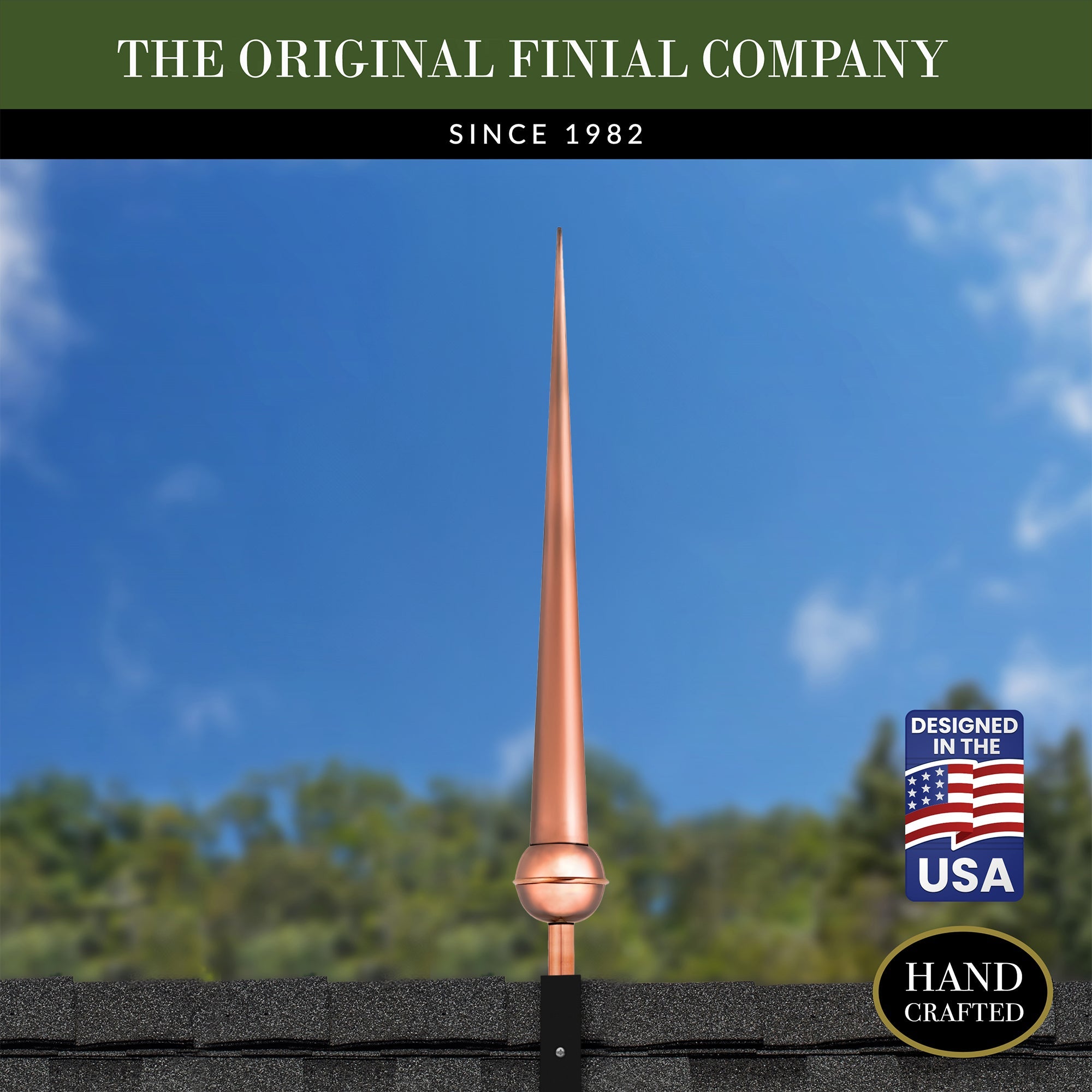 28" Gawain Rooftop Finial - Evira