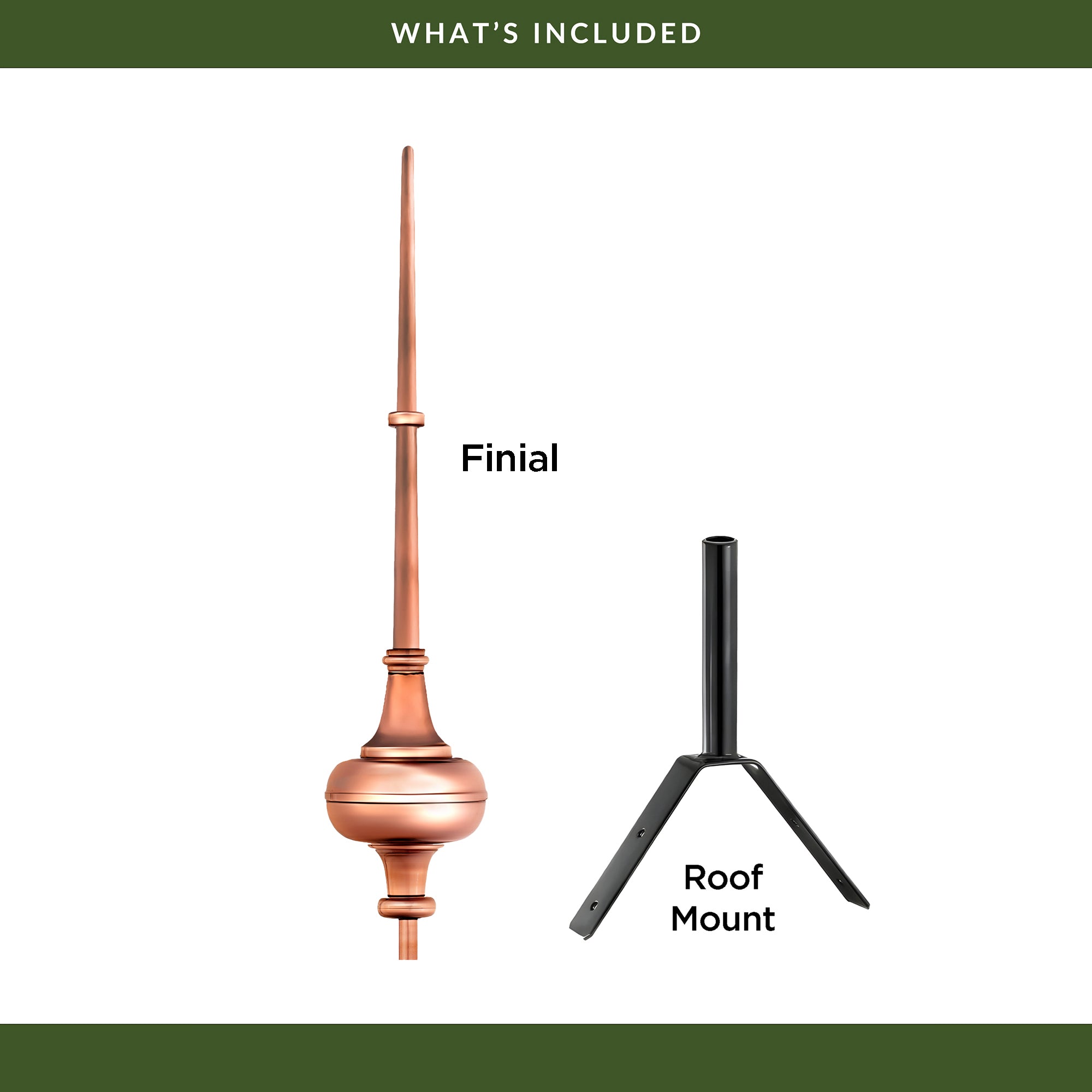 28" Morgana Rooftop Finial - Evira