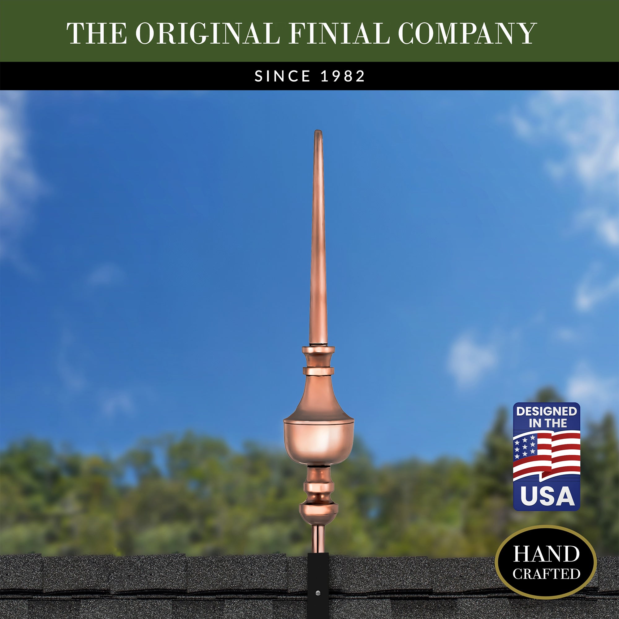 39" Victoria Rooftop Finial - Evira