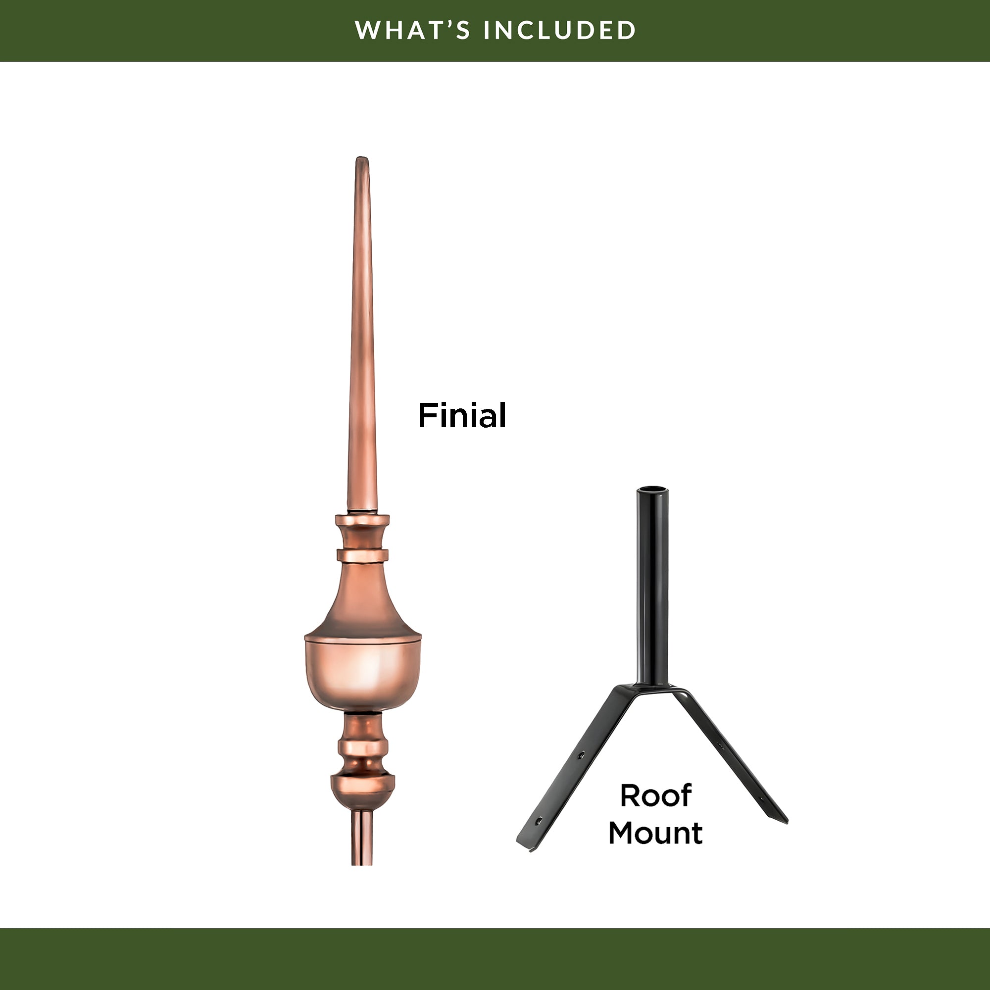 39" Victoria Rooftop Finial - Evira