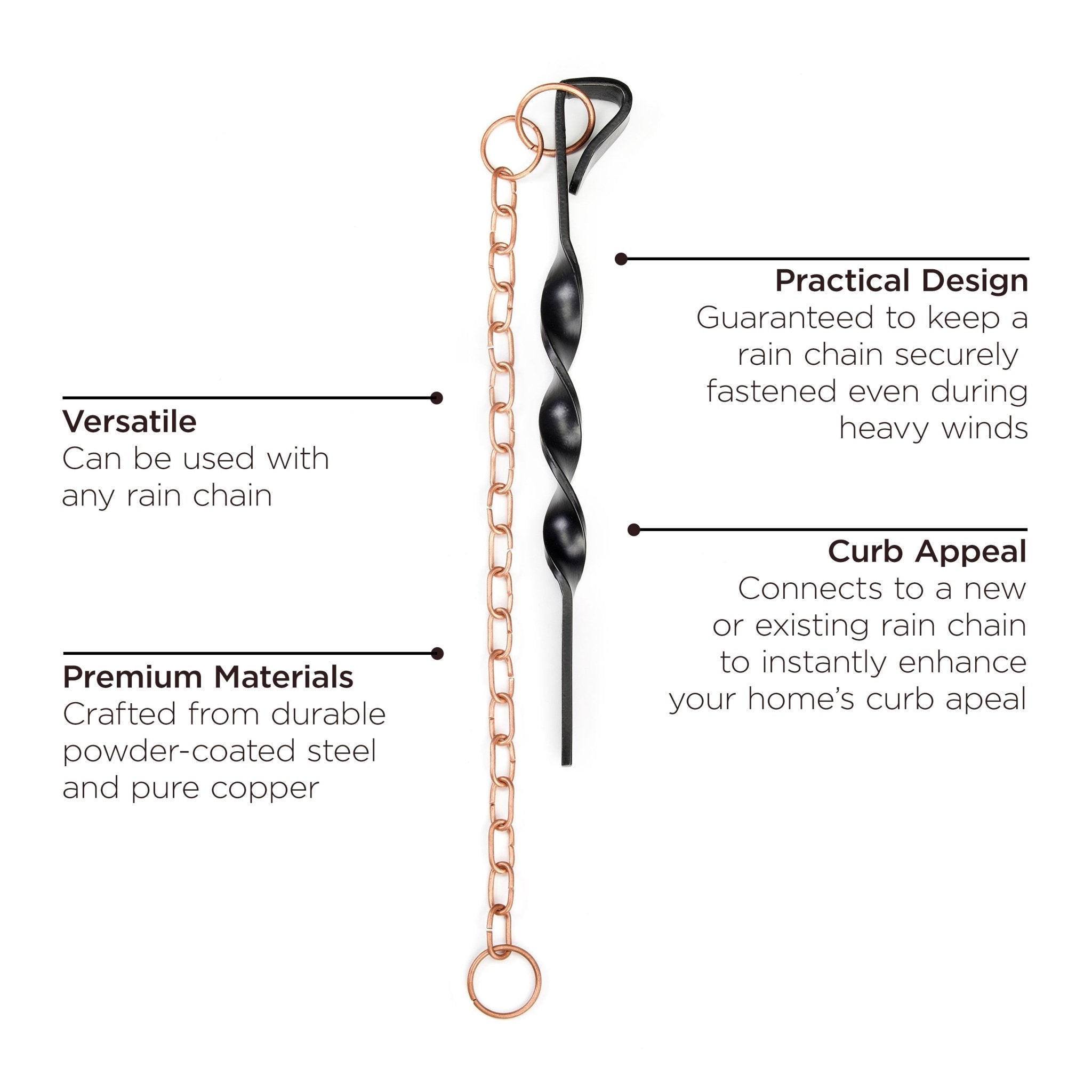 Rain Chain Anchor - Evira