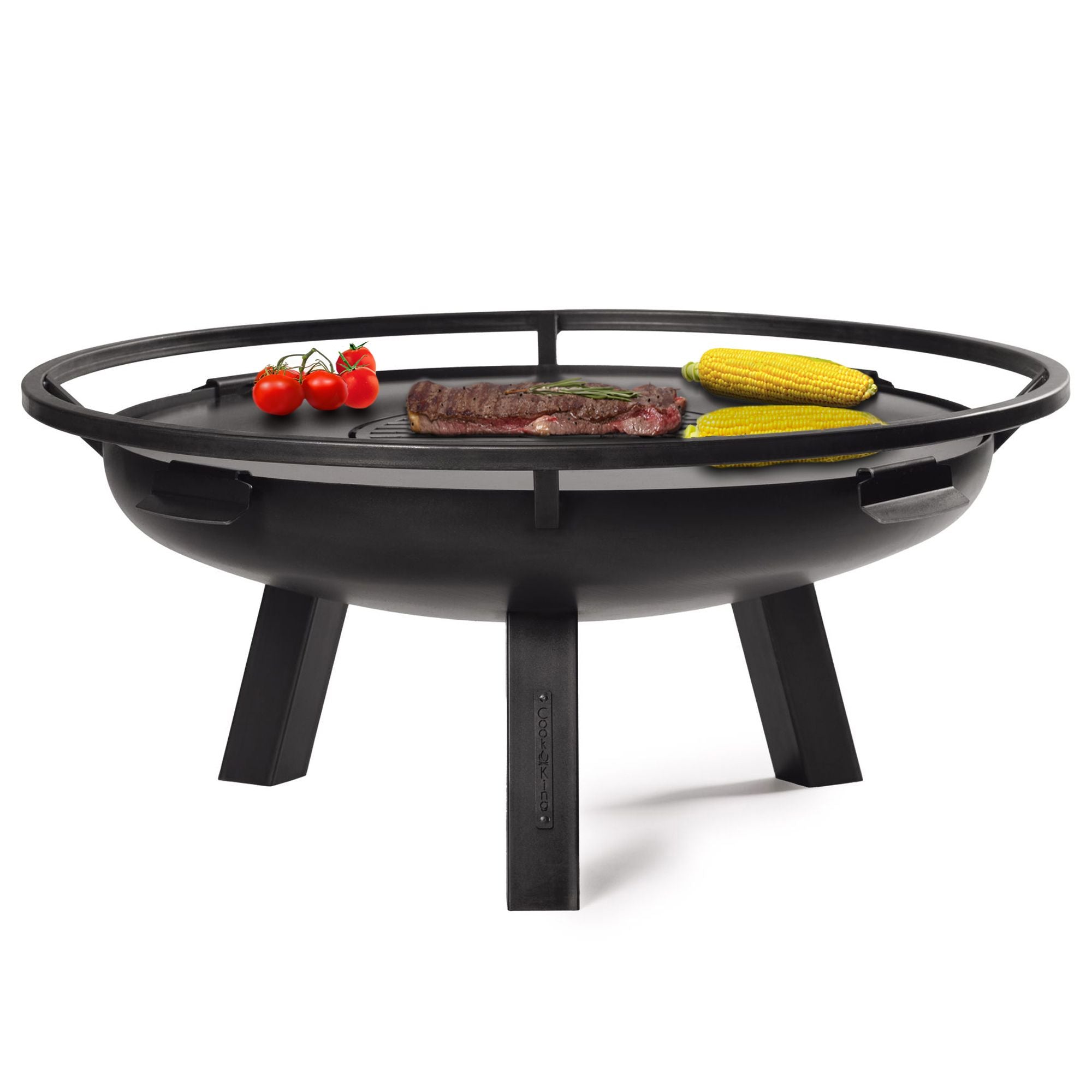 Ember 32" Fire Pit with Grill Plate - Evira