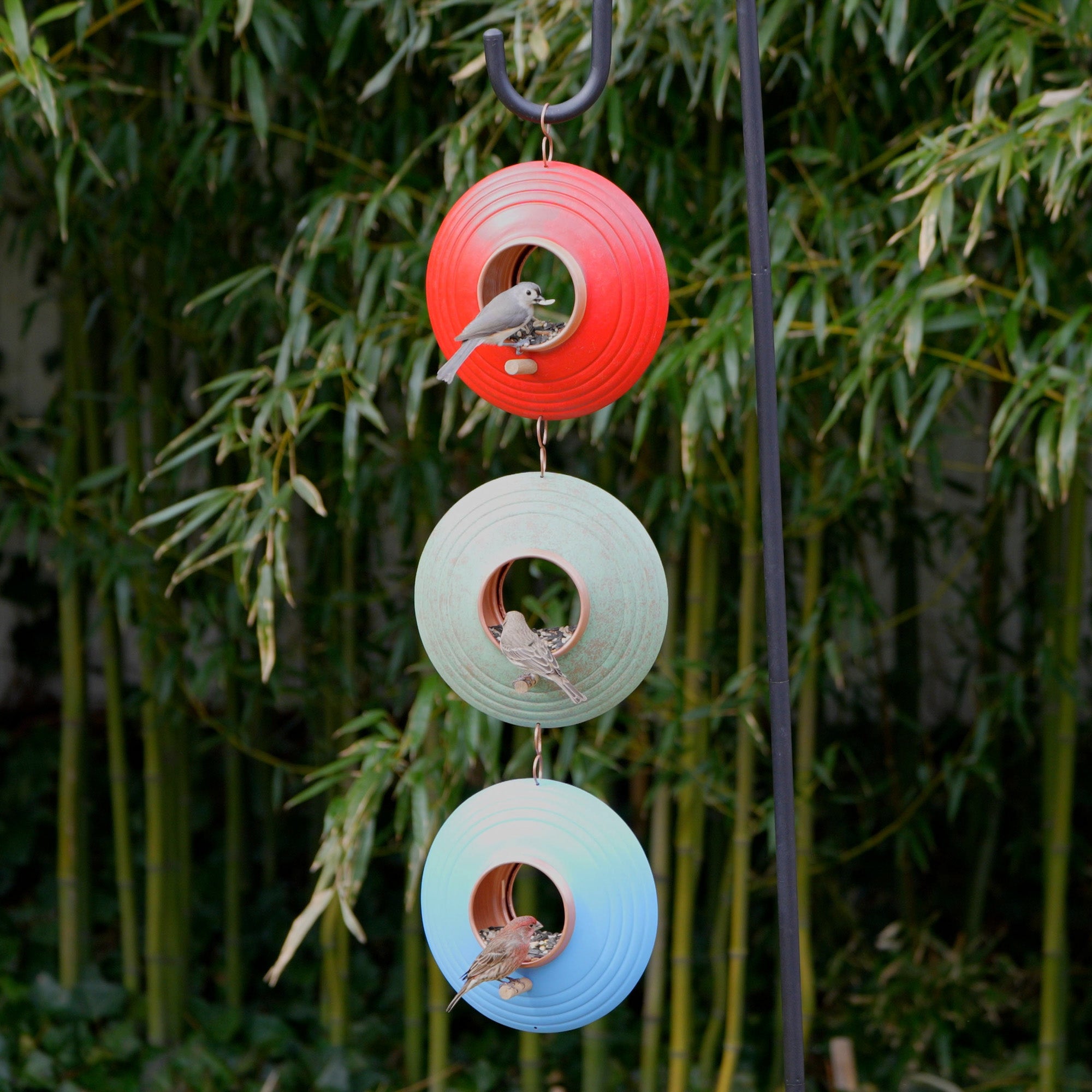 Triple Fly-Thru Bird Feeder - Evira
