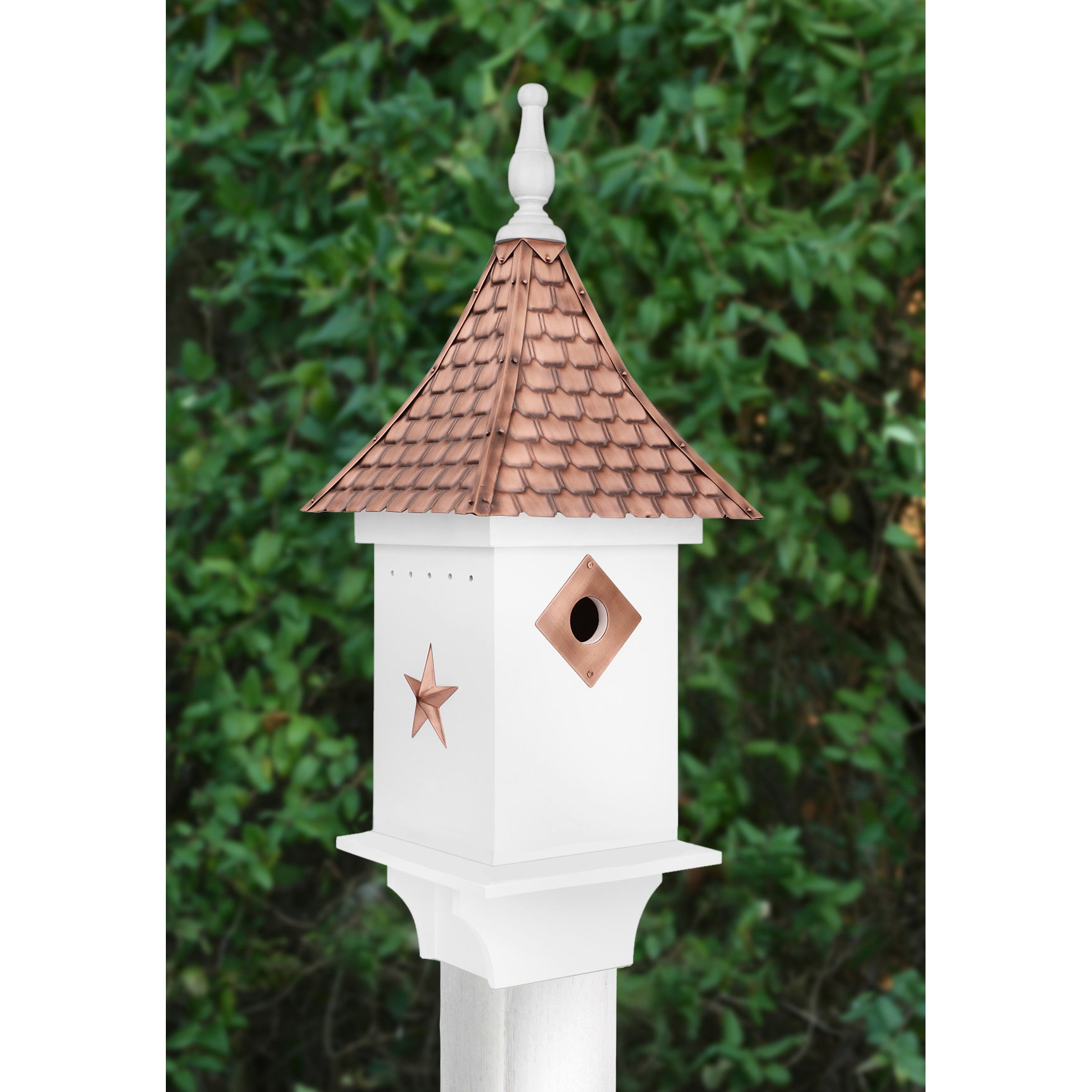 Villa Bird House “ White with Roof - Evira