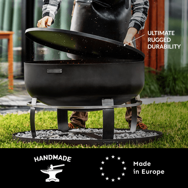 Ignition 32" XXL Fire Pit with Cover Lid - Evira