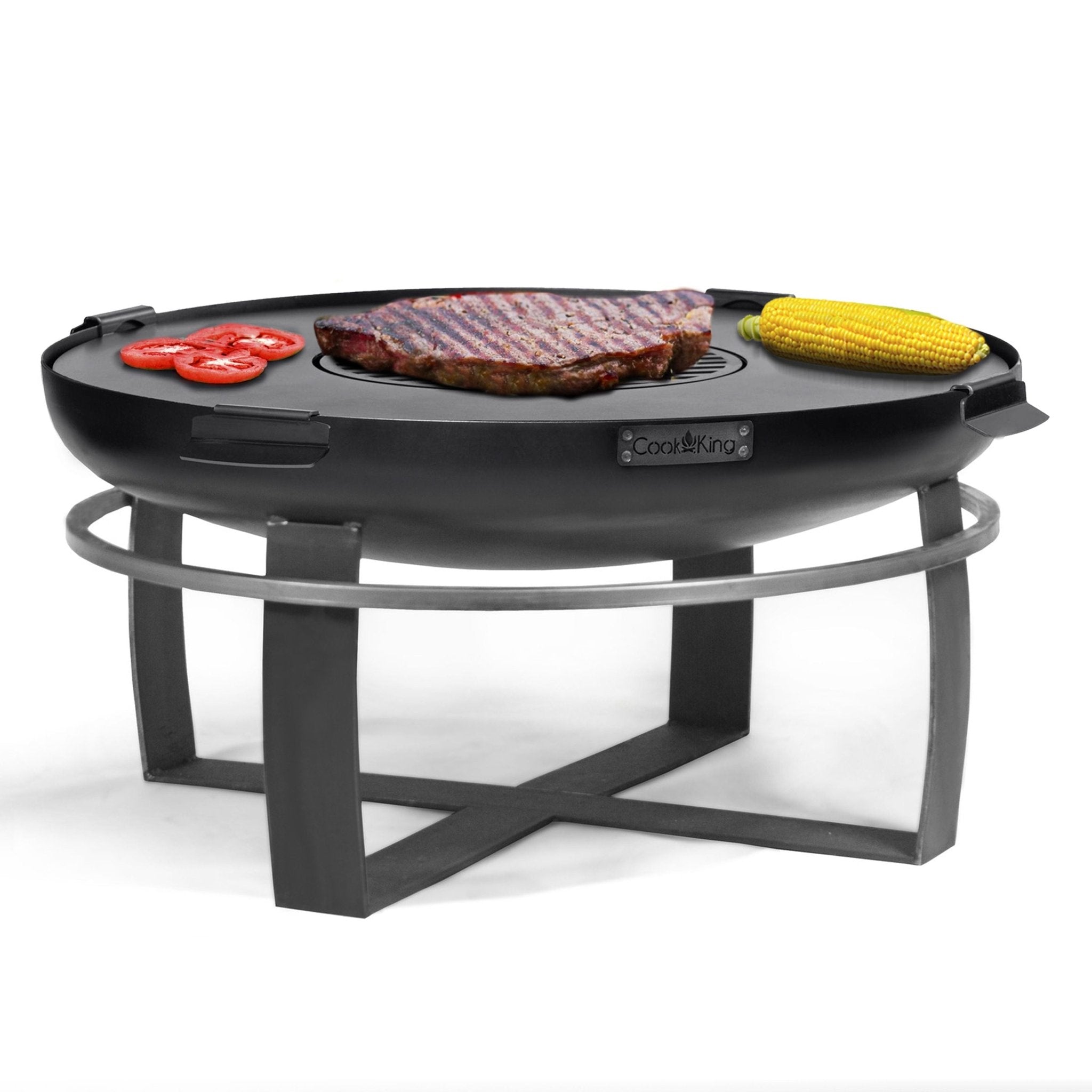 Ignition 32" Fire Pit with Grill Plate - Evira