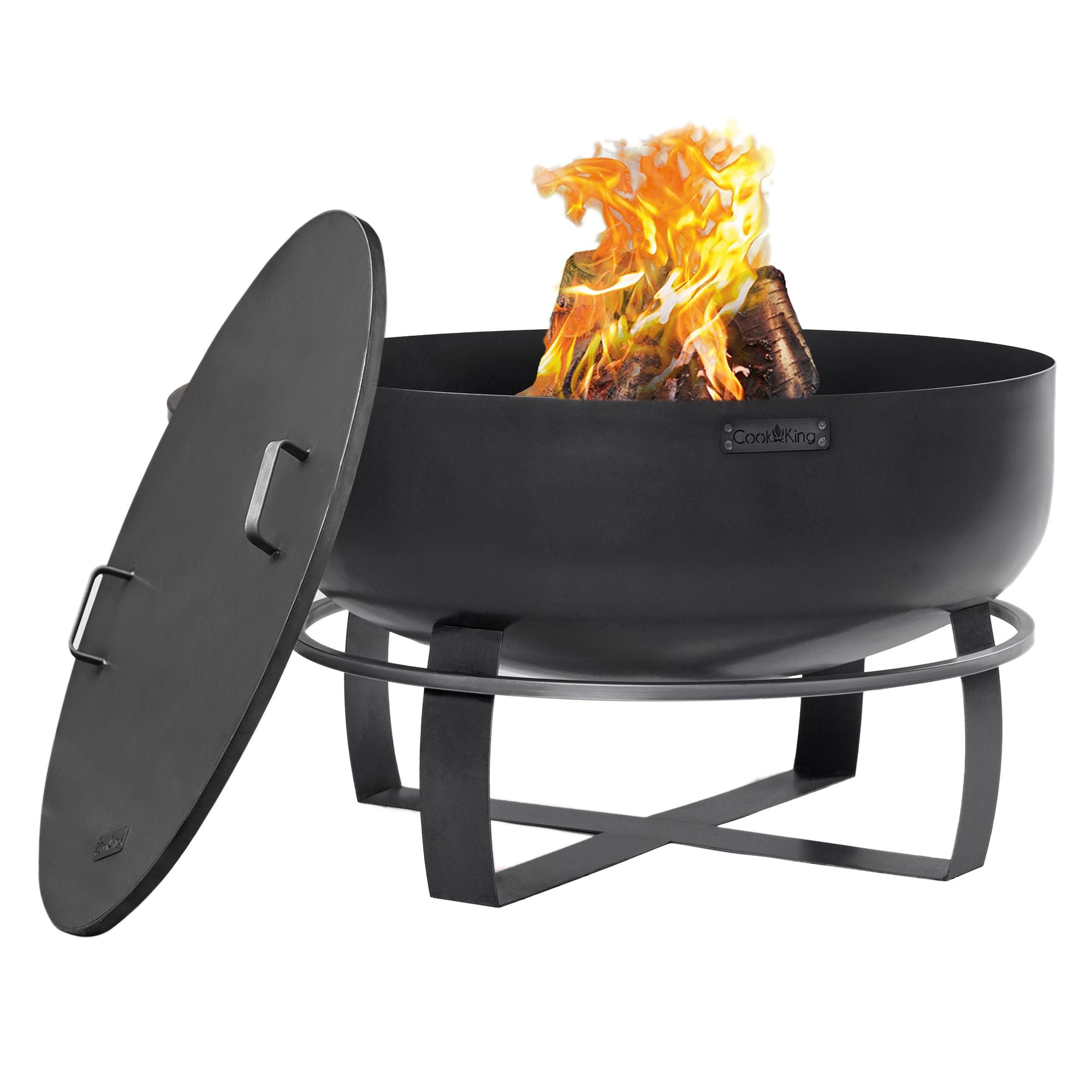 Ignition 32" XXL Fire Pit with Cover Lid - Evira
