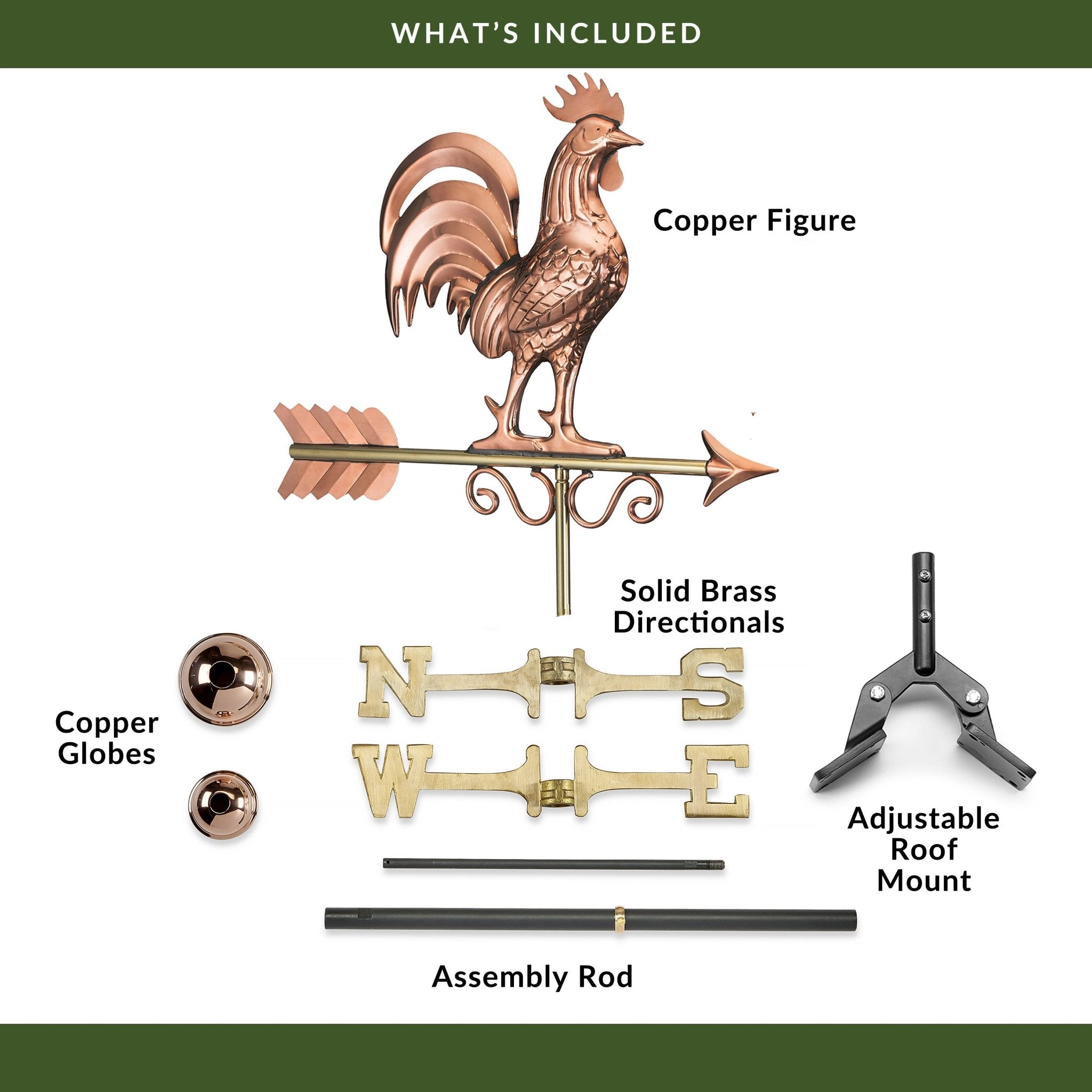 Bantam Rooster Weathervane - Evira
