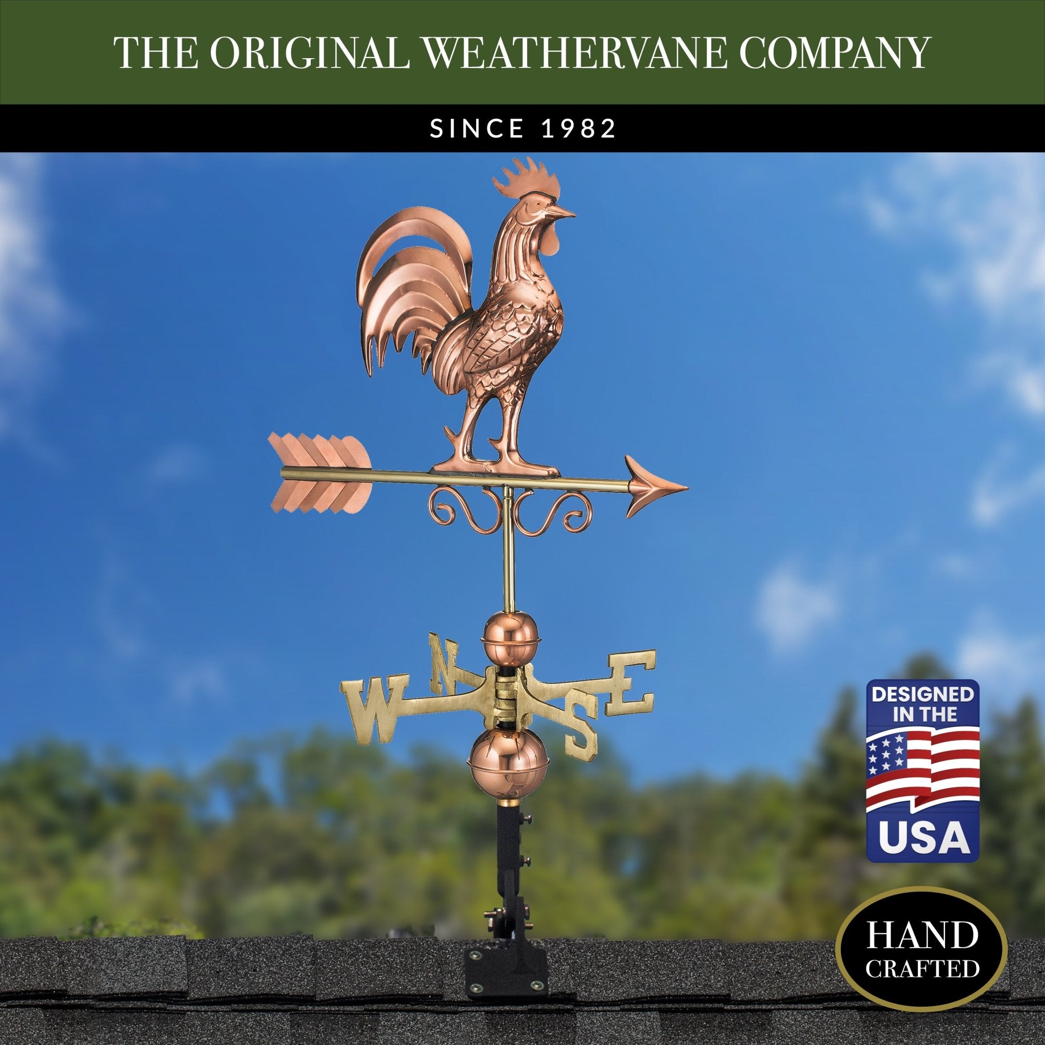 Bantam Rooster Weathervane - Evira