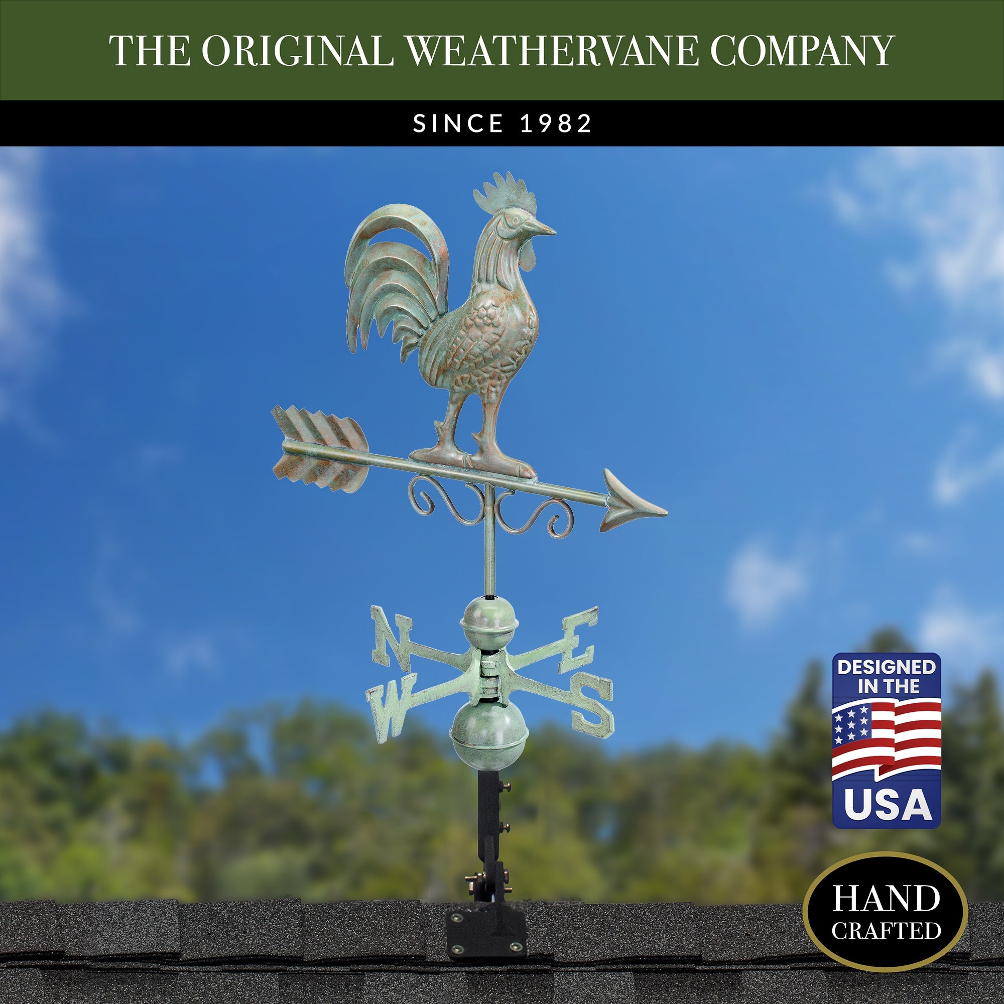Bantam Rooster Weathervane - Evira
