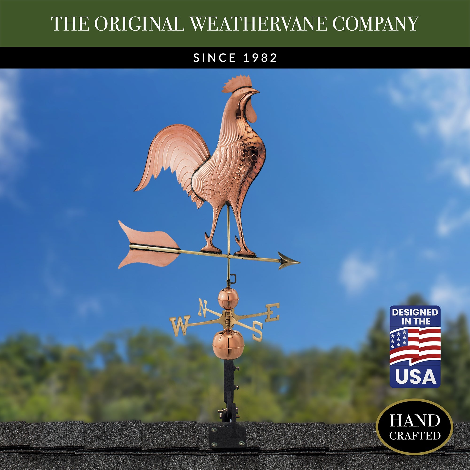 Barn Rooster Weathervane - Evira