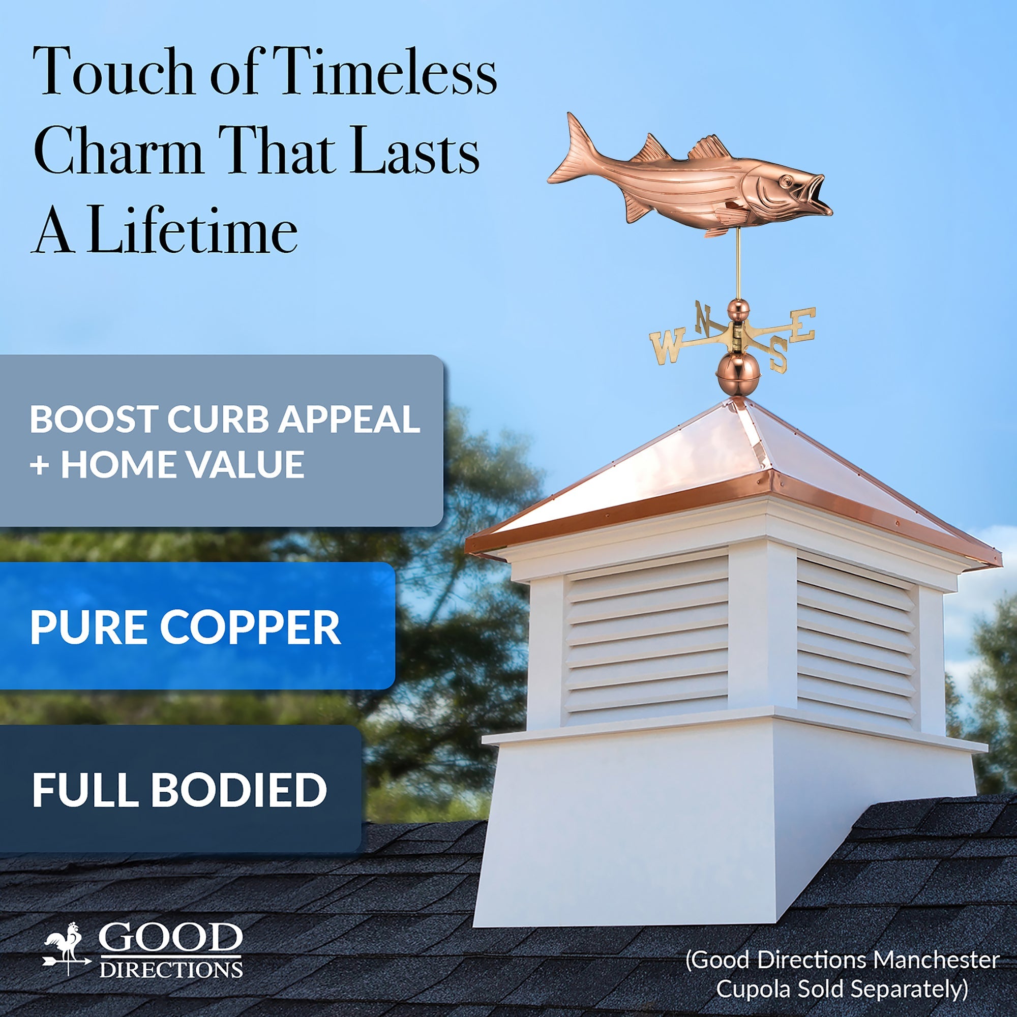 Bass Weathervane - Evira