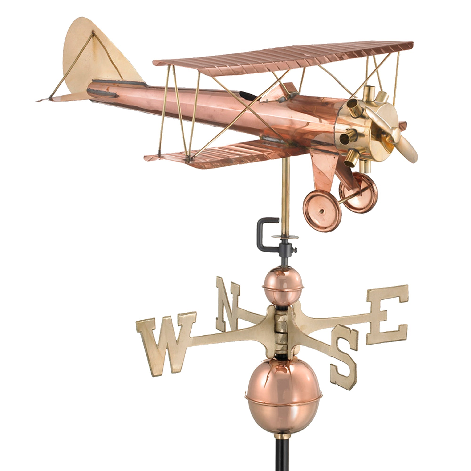 Biplane Weathervane - Evira