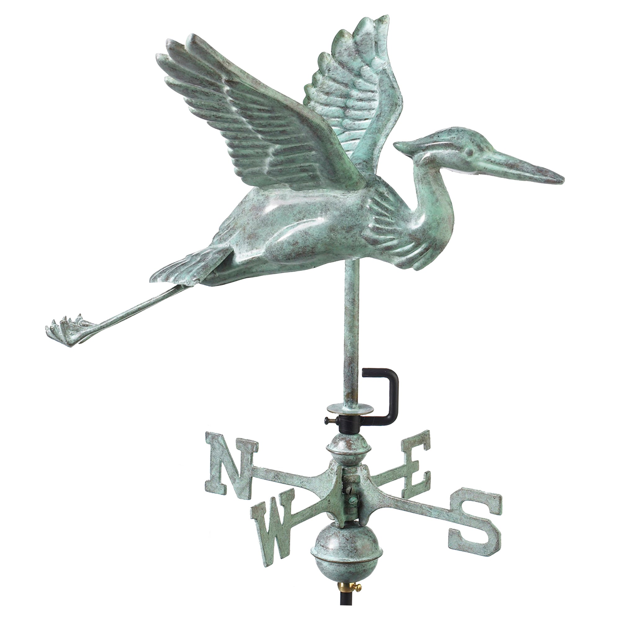 Blue Verde Blue Heron Cottage Weathervane - Evira