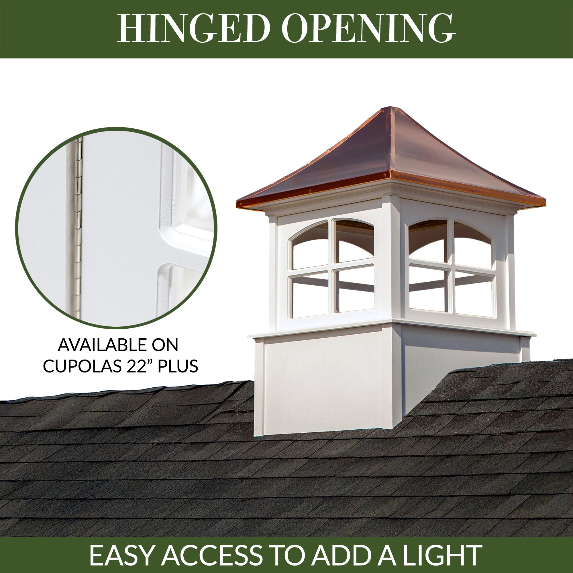Canterbury Vinyl Cupola - Evira
