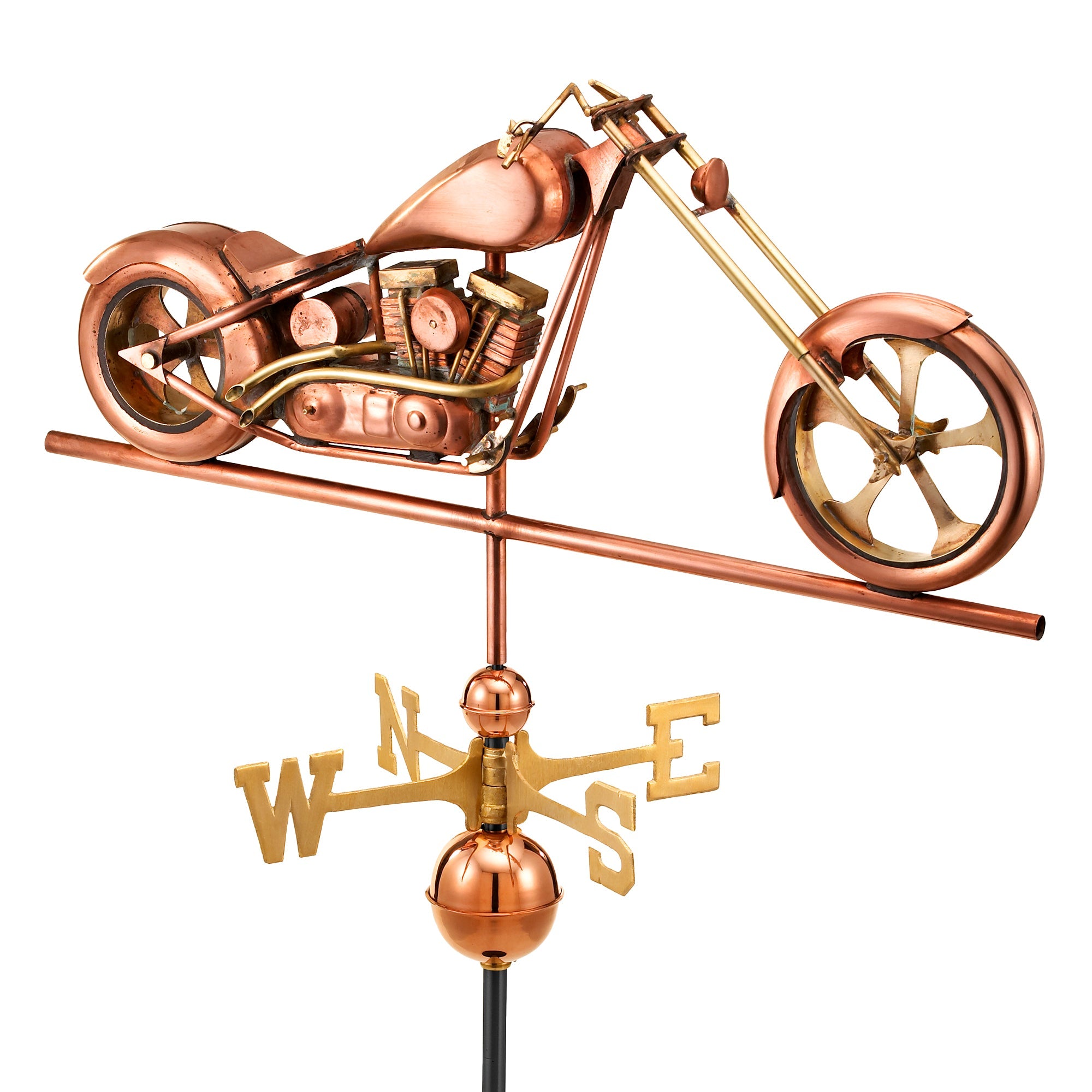 Chopper Motorcycle Weathervane - Evira