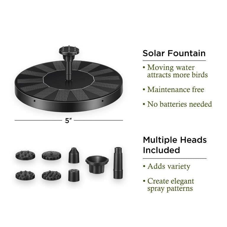 Classic Pewter Bird Bath Pedestal with Fairy - Evira