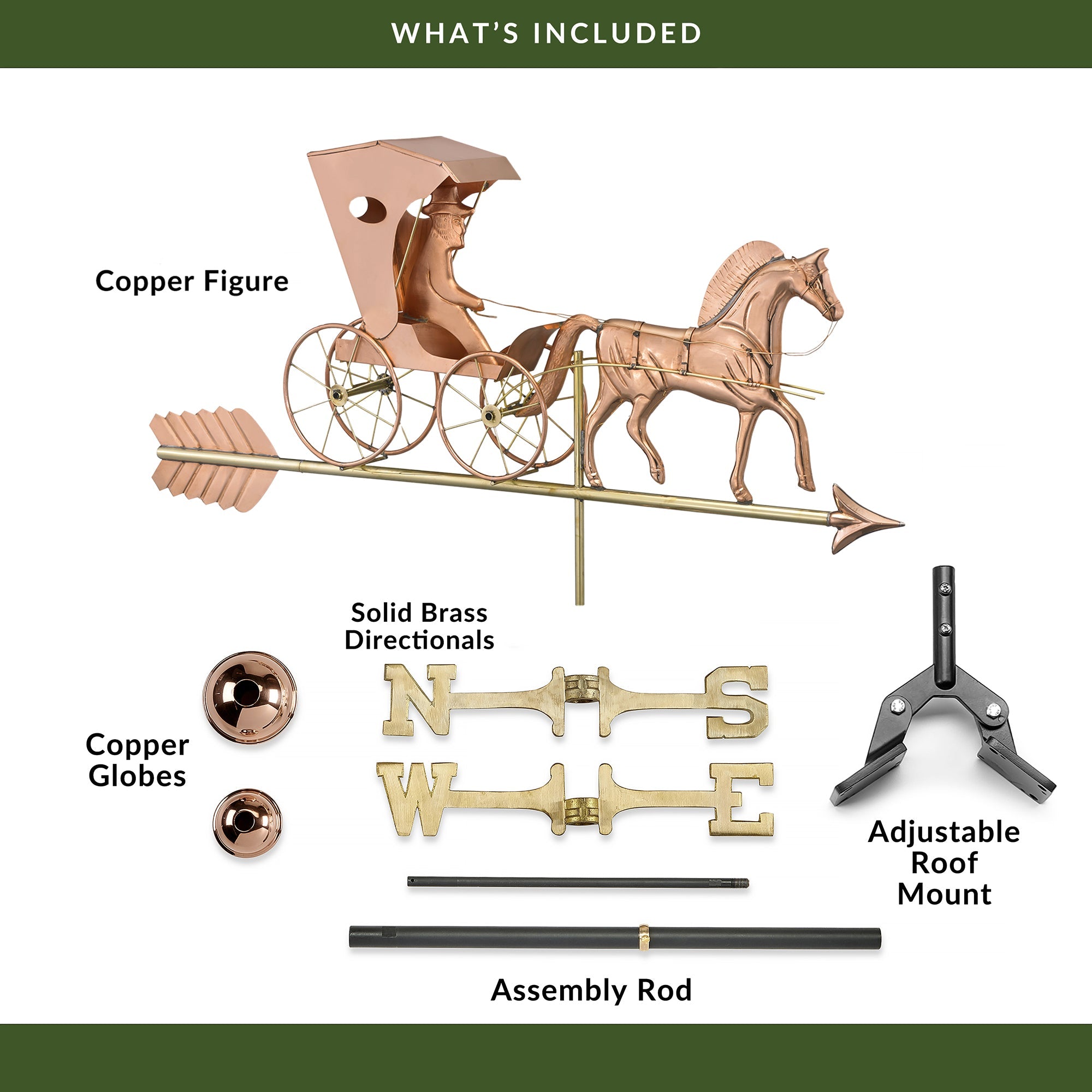 Country Doctor Weathervane with Arrow - Evira