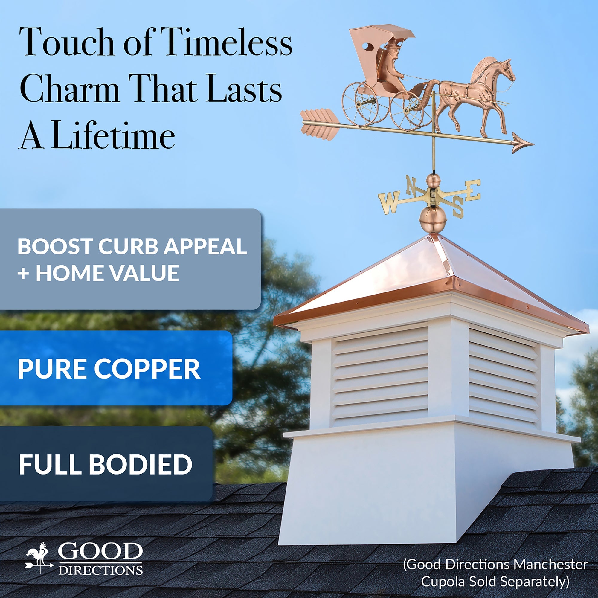 Country Doctor Weathervane with Arrow - Evira