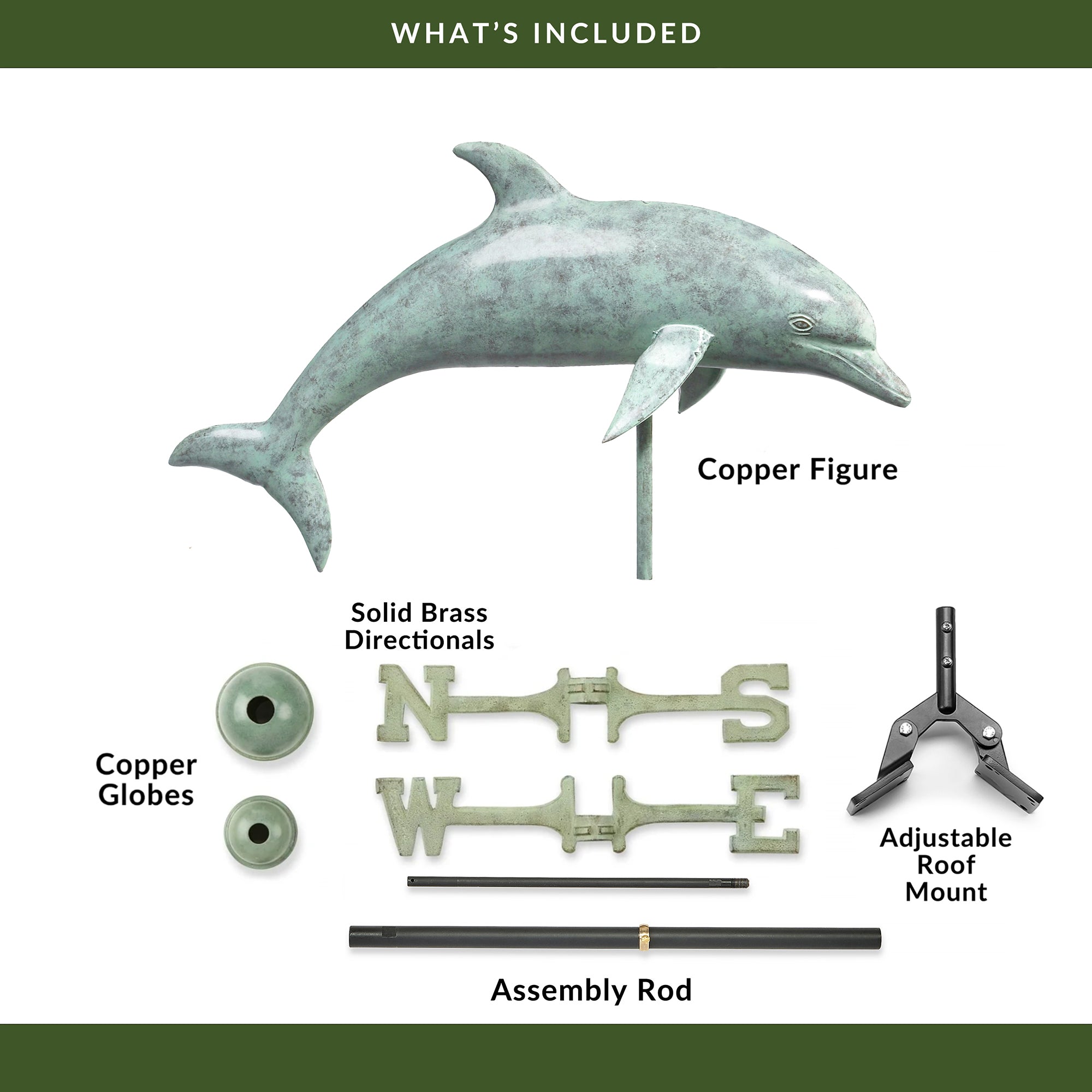 Dolphin Weathervane - Evira