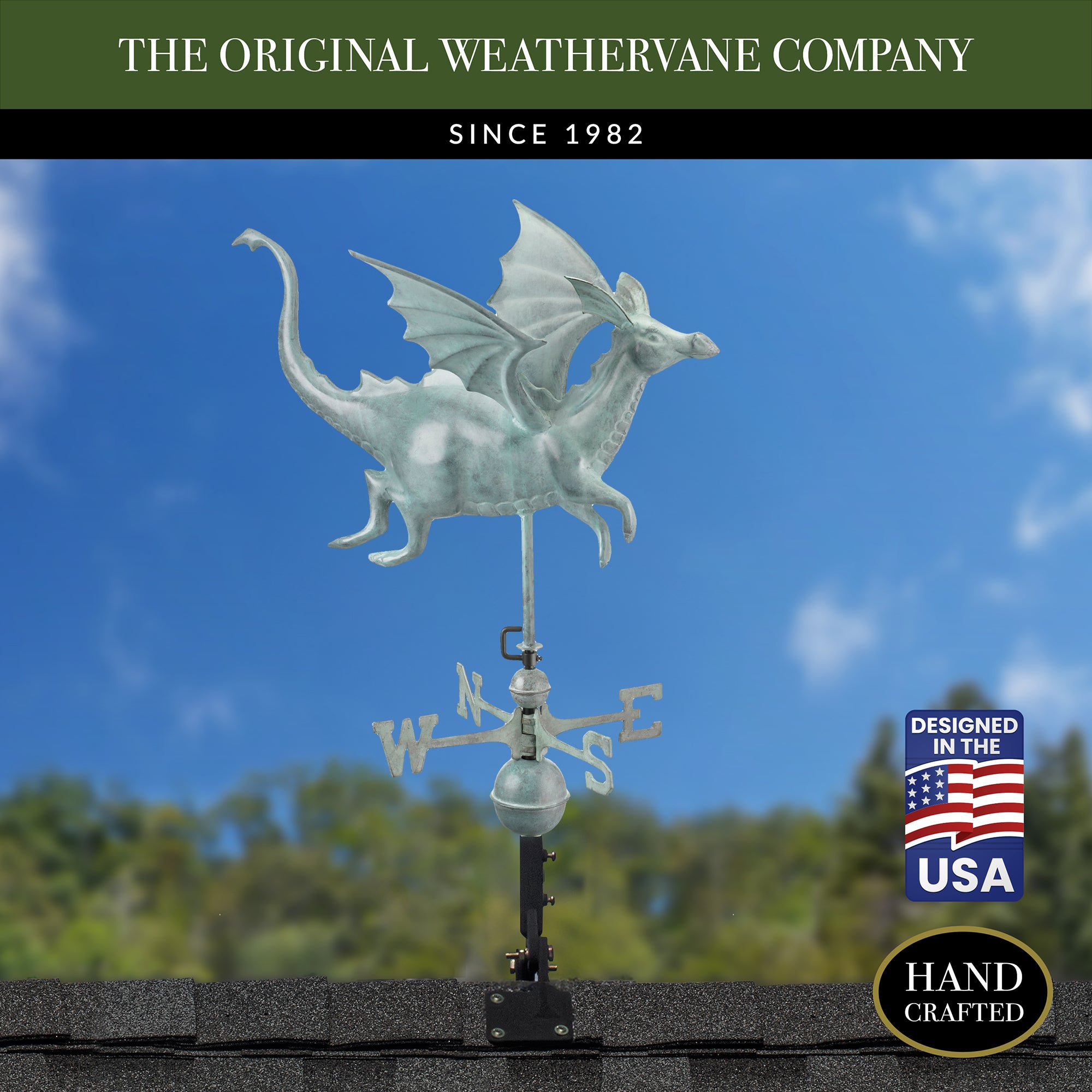 Flying Dragon Weathervane - Evira