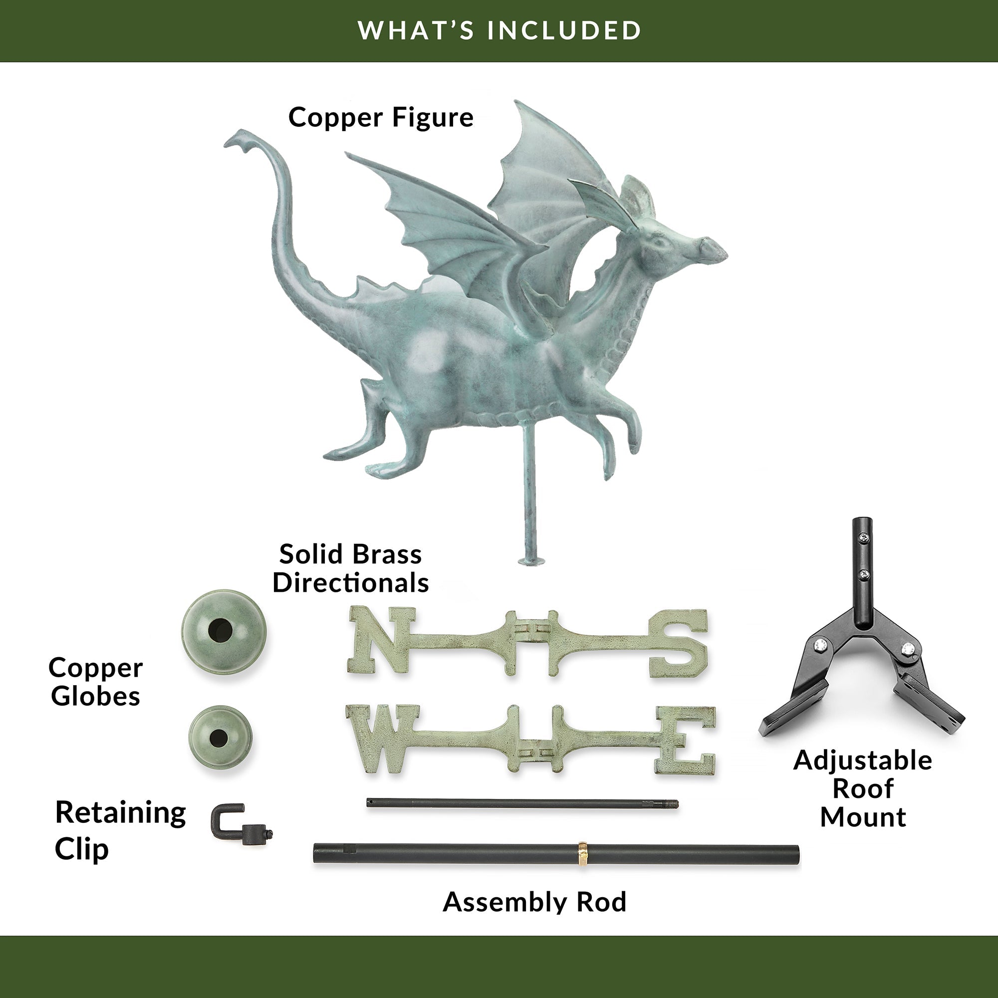Flying Dragon Weathervane - Evira