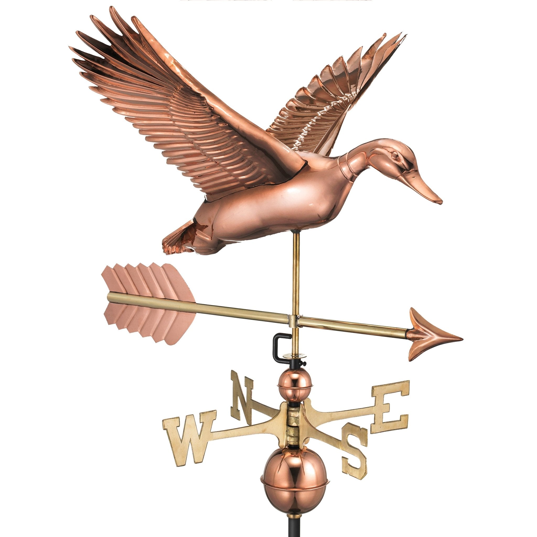 Flying Duck with Arrow Weathervane - Evira