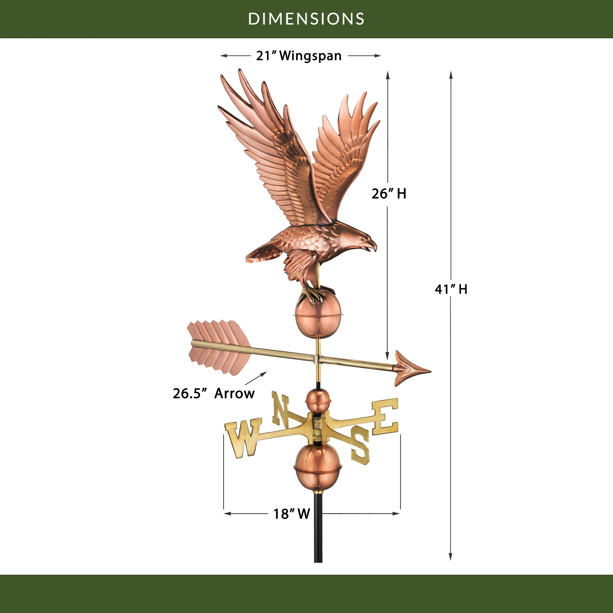 Freedom Eagle Weathervane - Evira