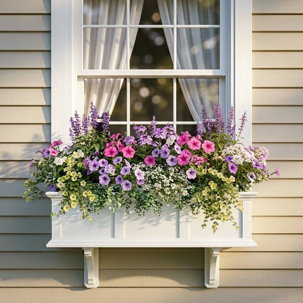 Greenwich Vinyl Window Box - Evira