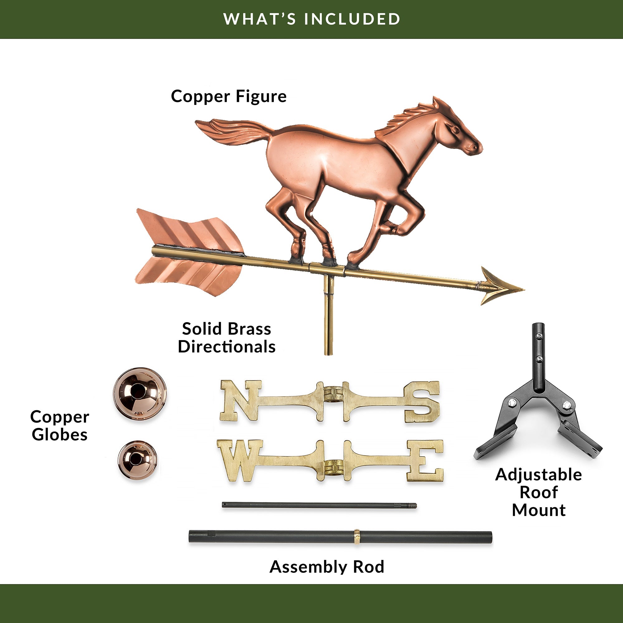 Horse Cottage Weathervane - Evira