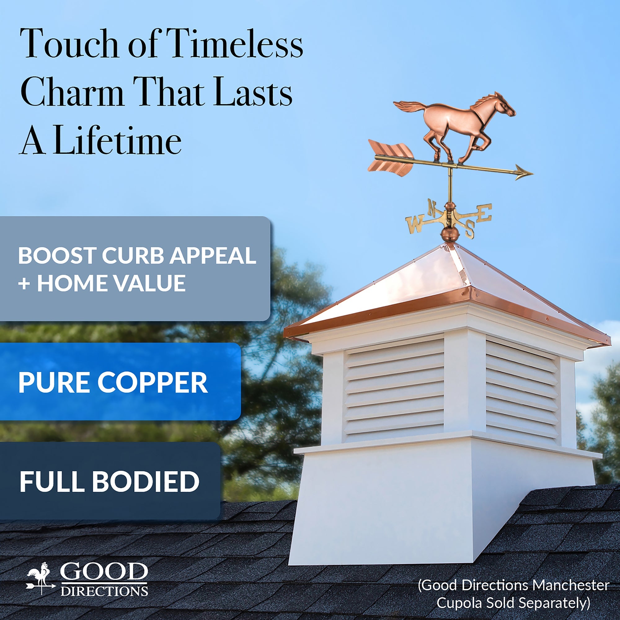Horse Cottage Weathervane - Evira