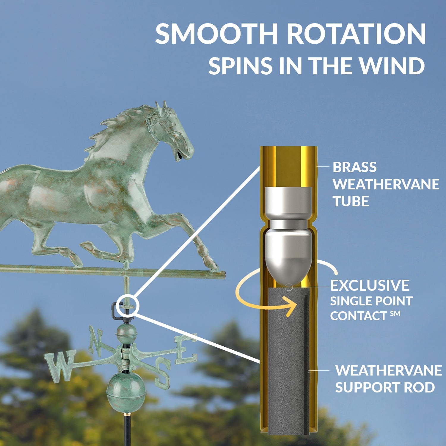 Horse Weathervane - Evira