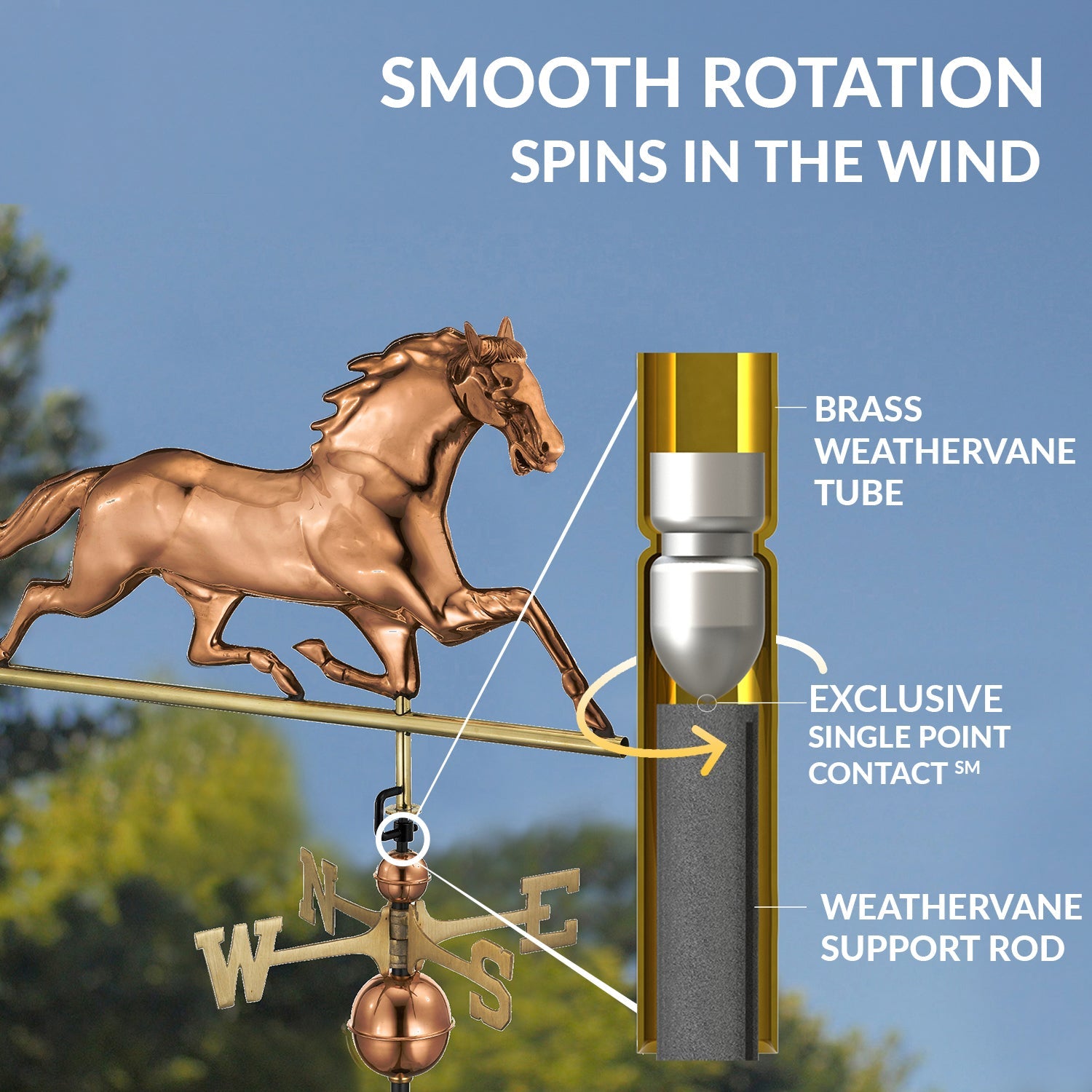 Horse Weathervane - Evira