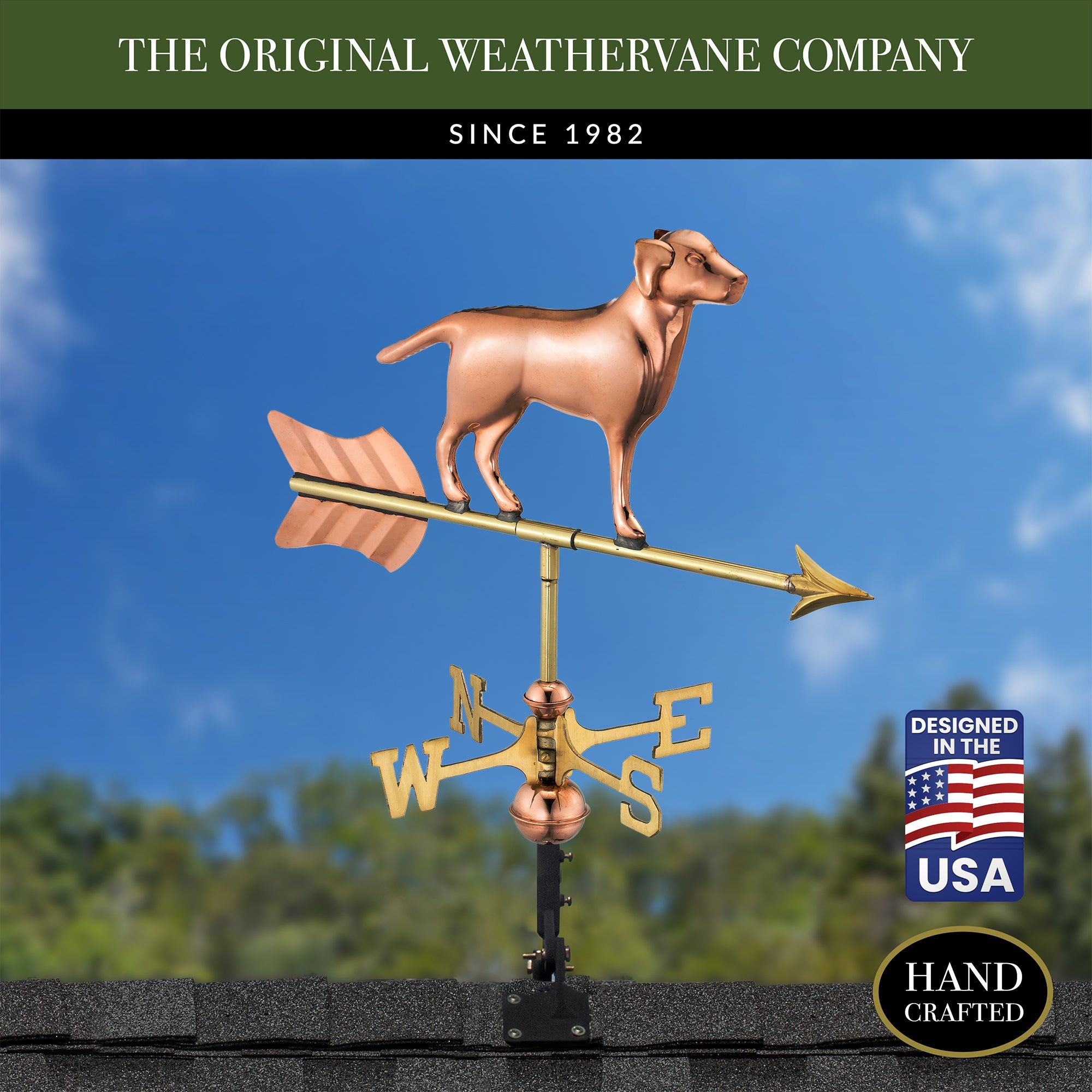 Labrador Retriever Cottage Weathervane - Evira