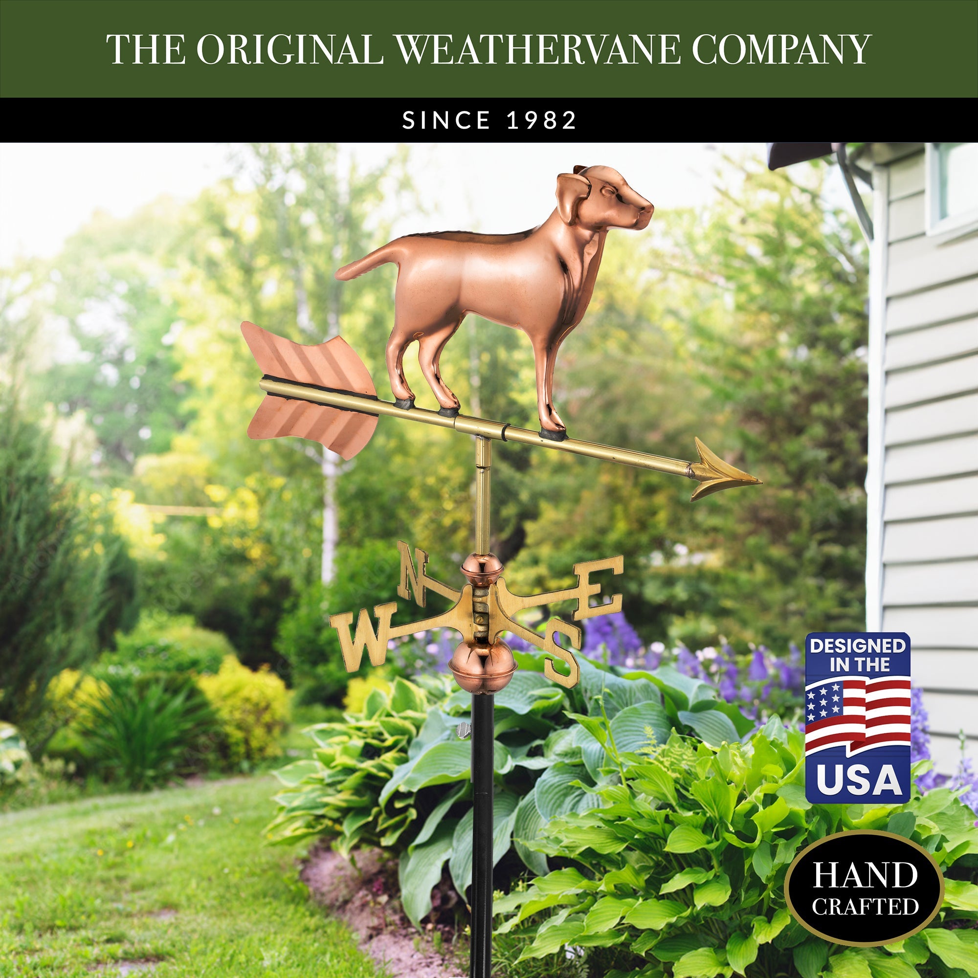 Labrador Retriever Garden Weathervane - Evira