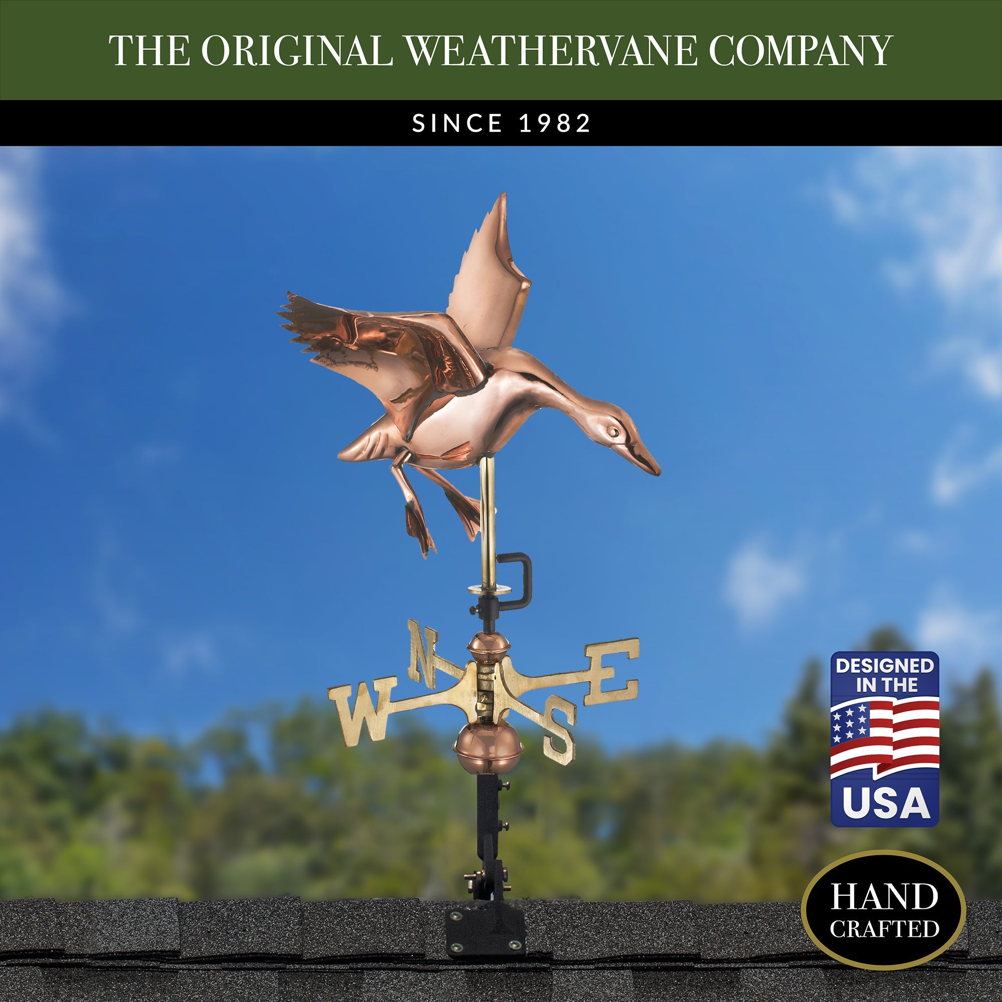 Landing Duck Cottage Weathervane - Evira