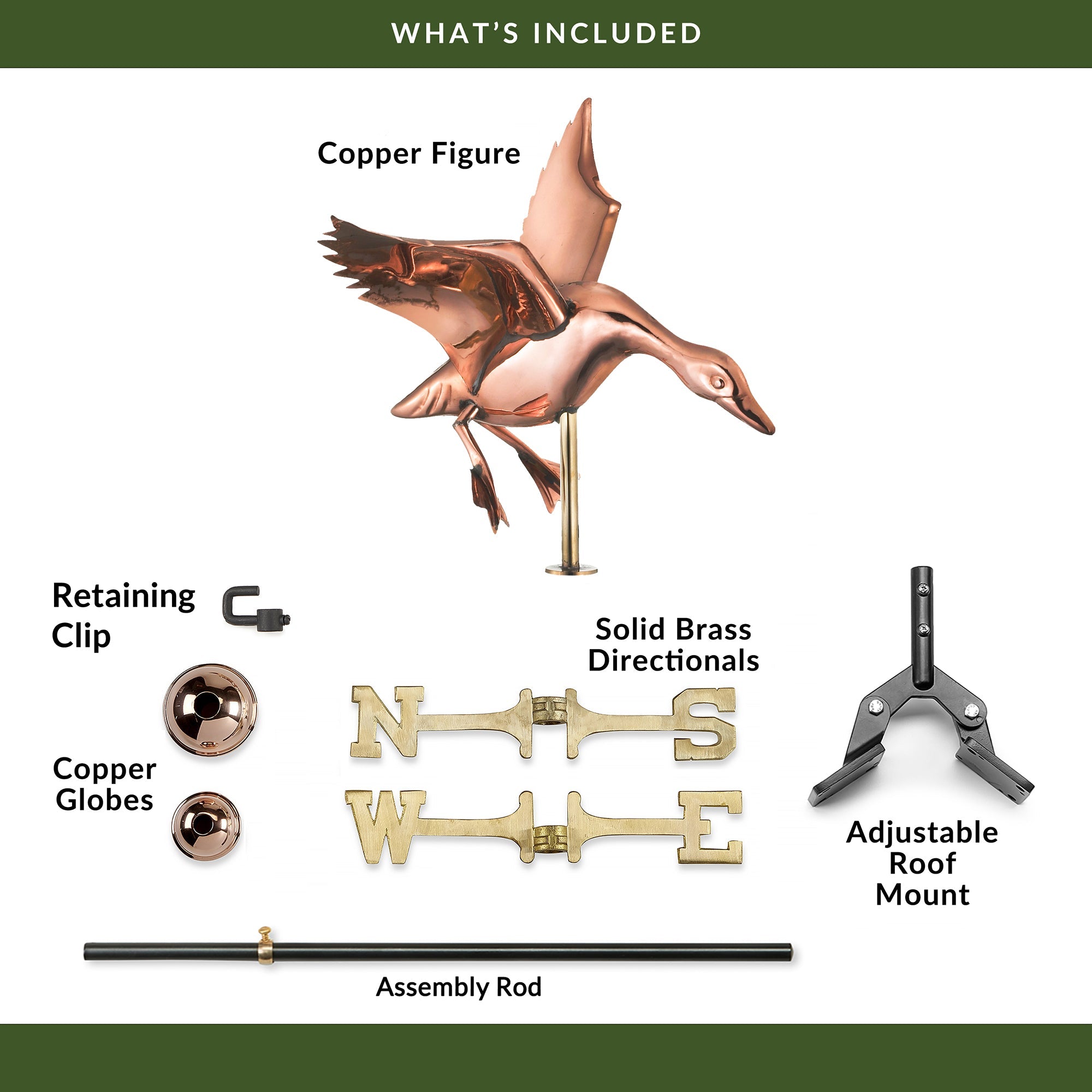 Landing Duck Cottage Weathervane - Evira