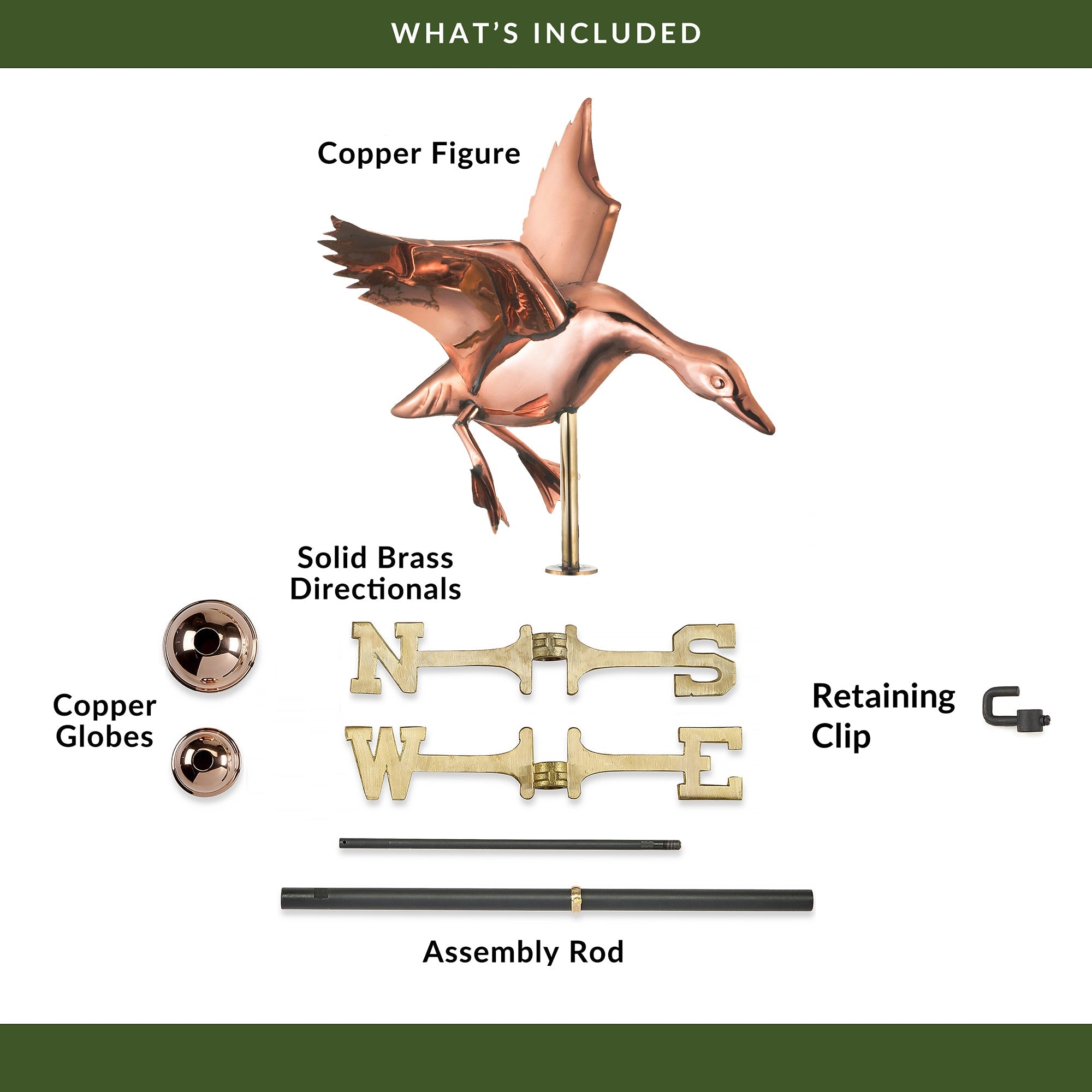 Landing Duck Cottage Weathervane - Evira